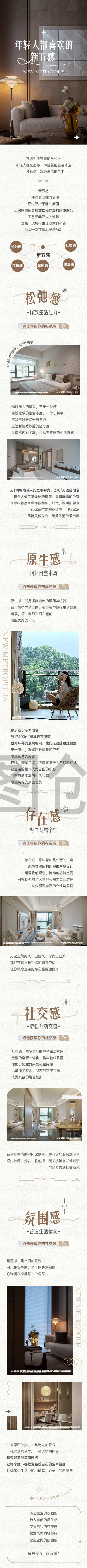 地产北欧风格价值点长图推文