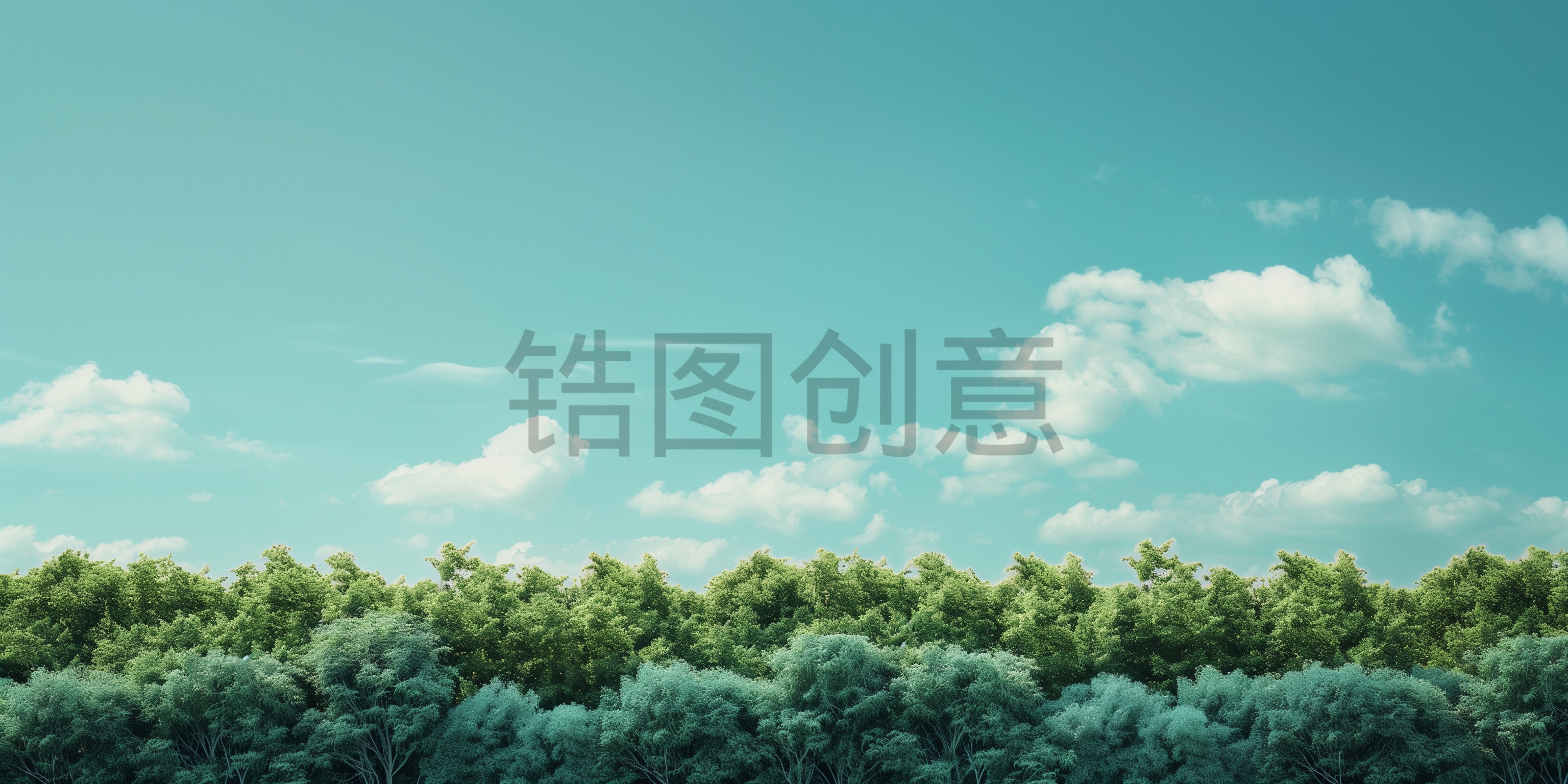 植物实景平视直排森林树林场景背景图片