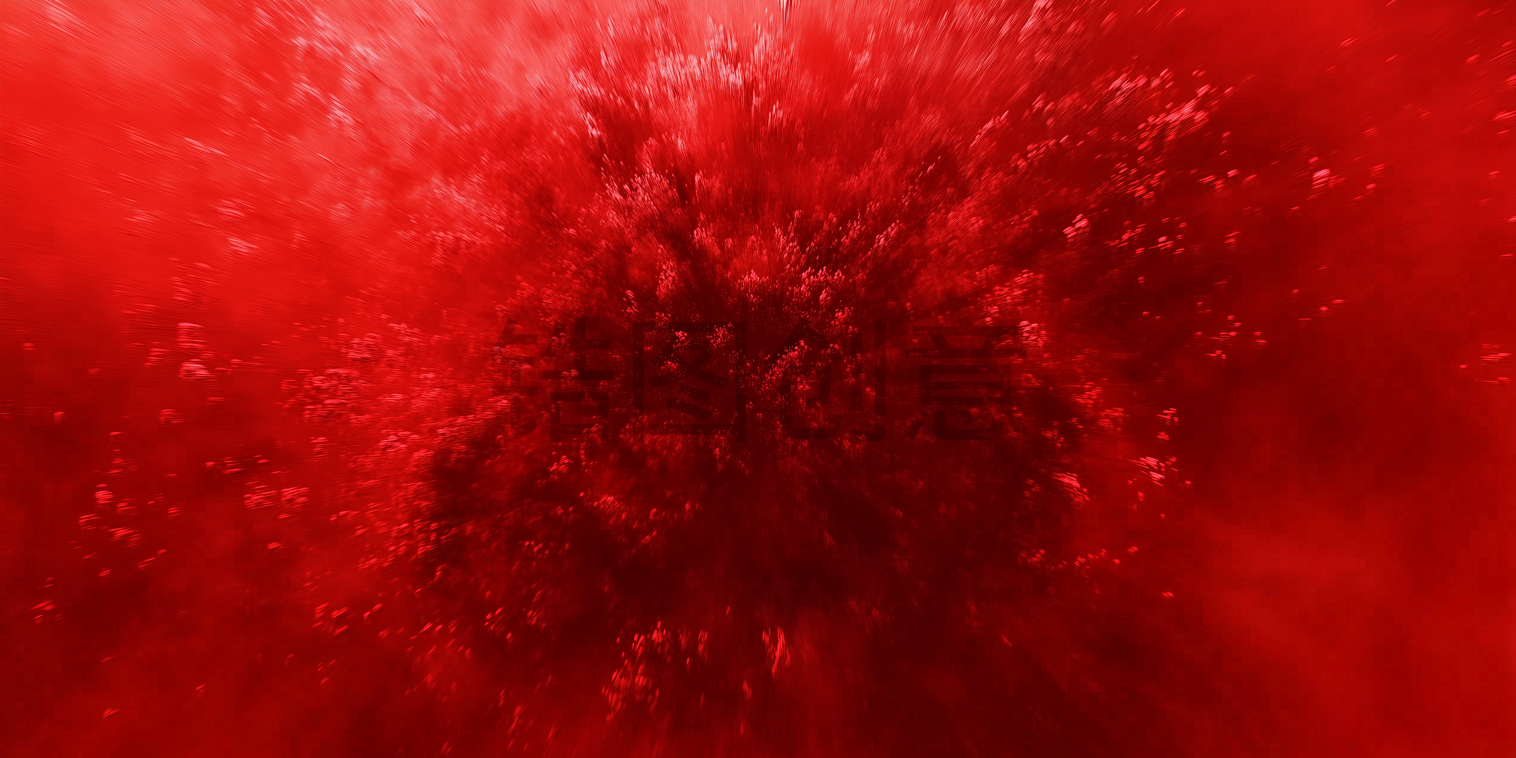 红色爆炸视觉热烈背景