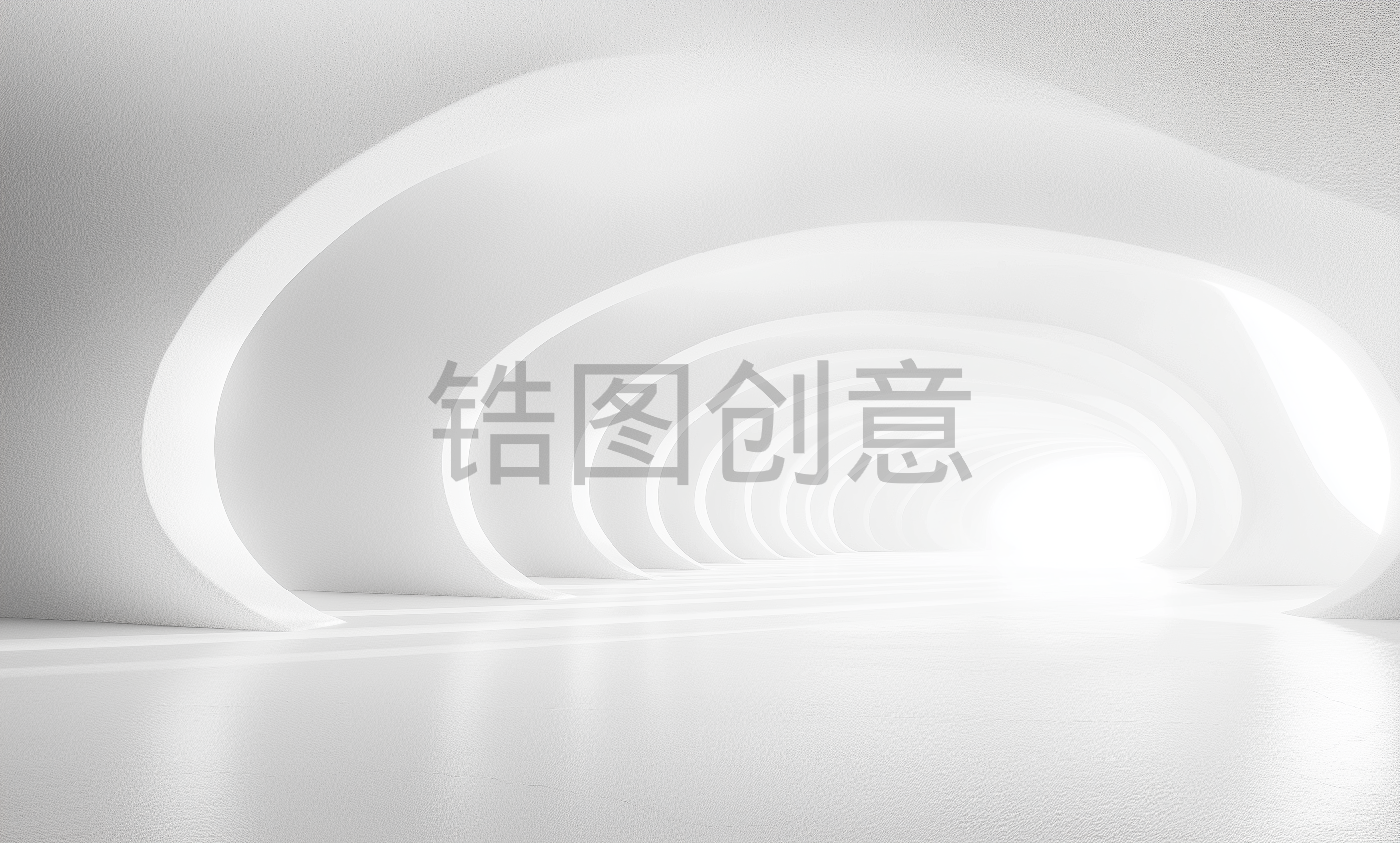 白色浅灰色渐变空间背景
