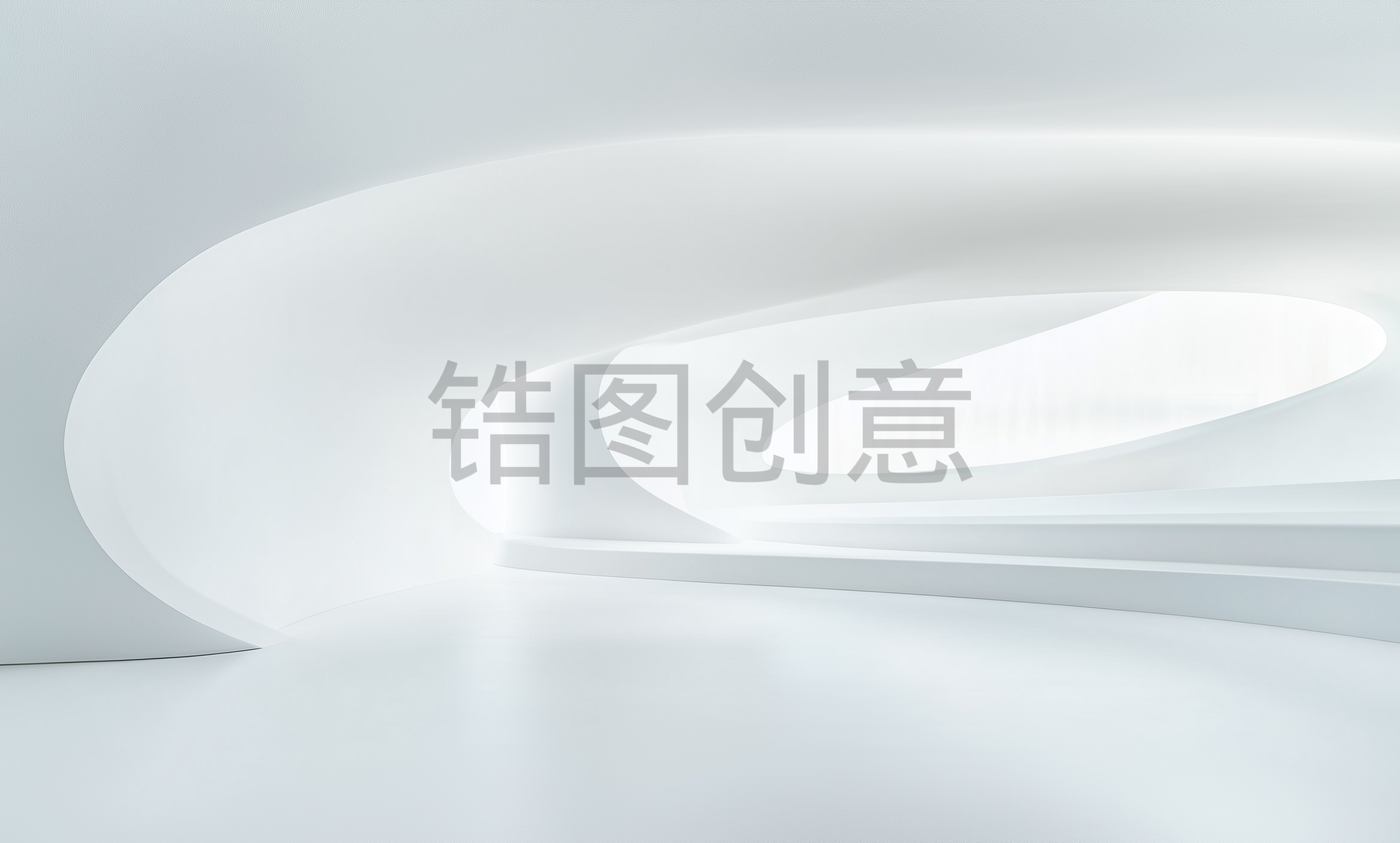 浅蓝色渐变3d空间背景