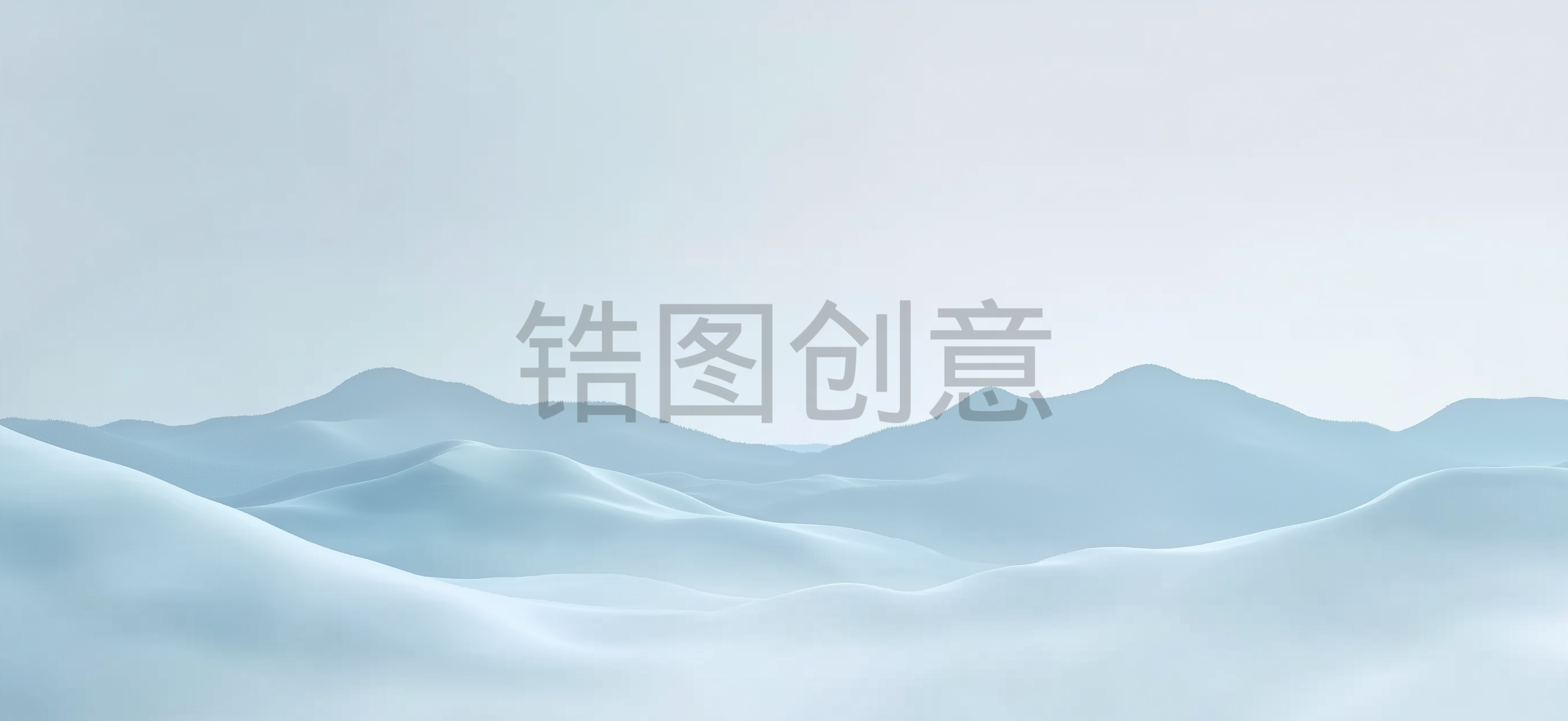 浅蓝色山水河山抽象肌理背景