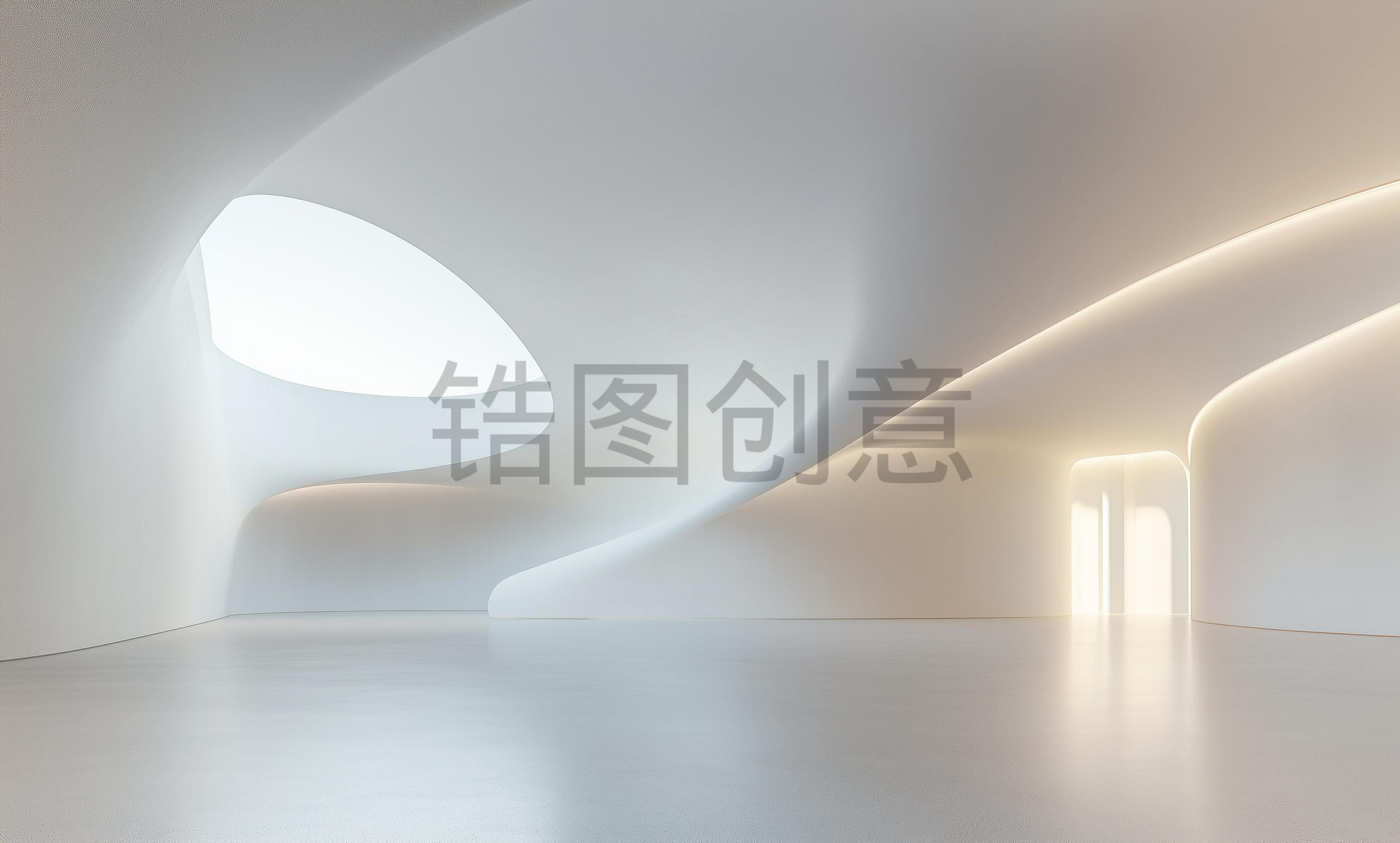 建筑系列白色浅灰色大气建筑空间简约空间感背景