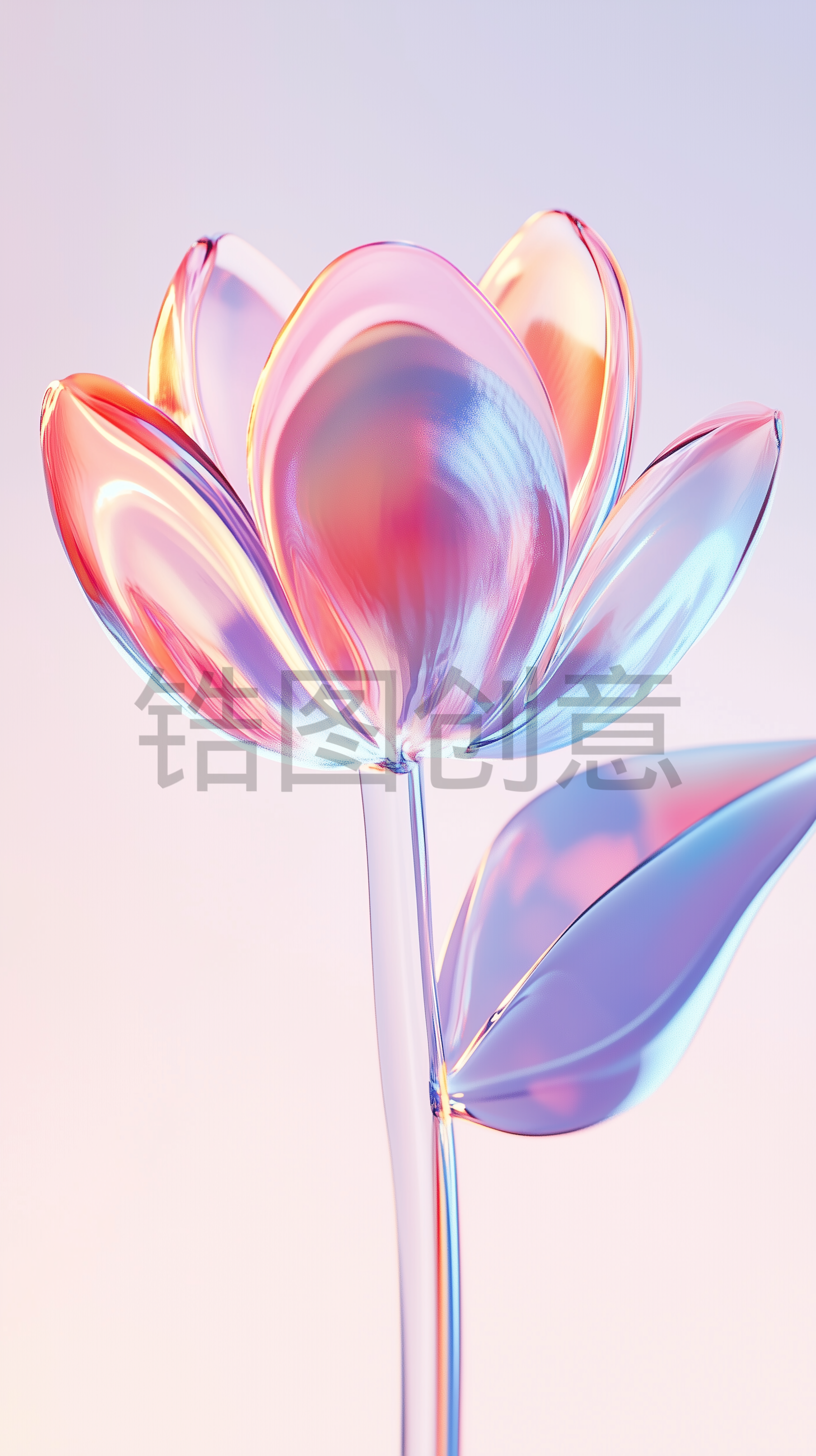 定设网-3d渲染植物花质感元素