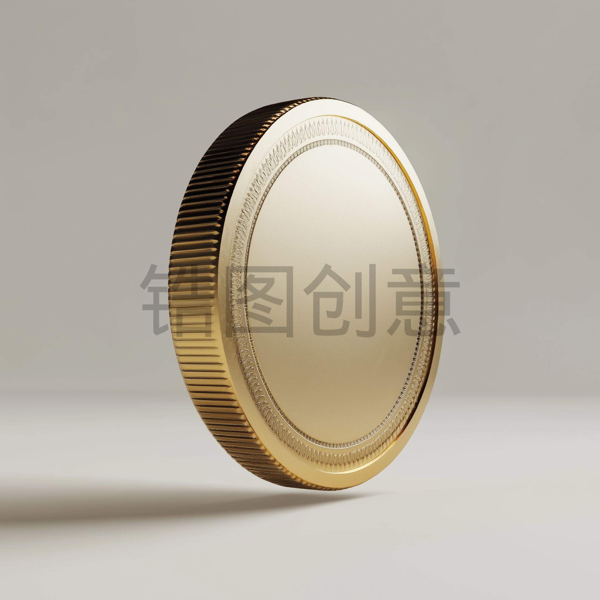 3d立体金币钱币金属质感元素