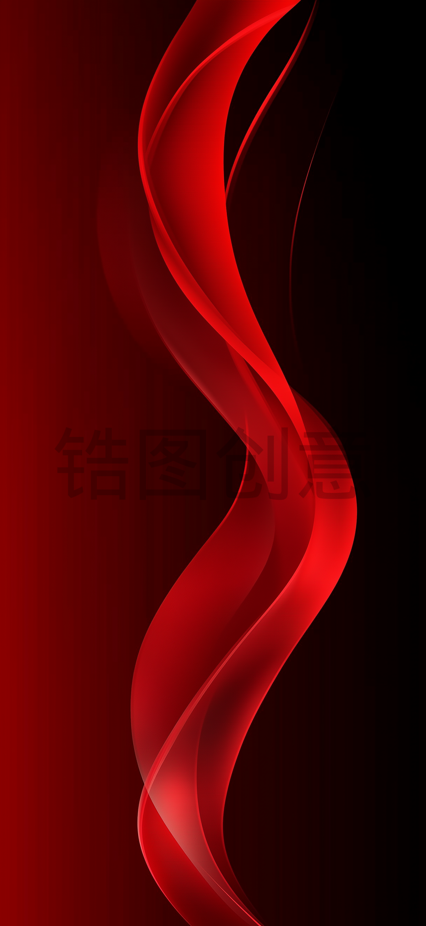 定设网-红色曲线波浪状质感纹理背景