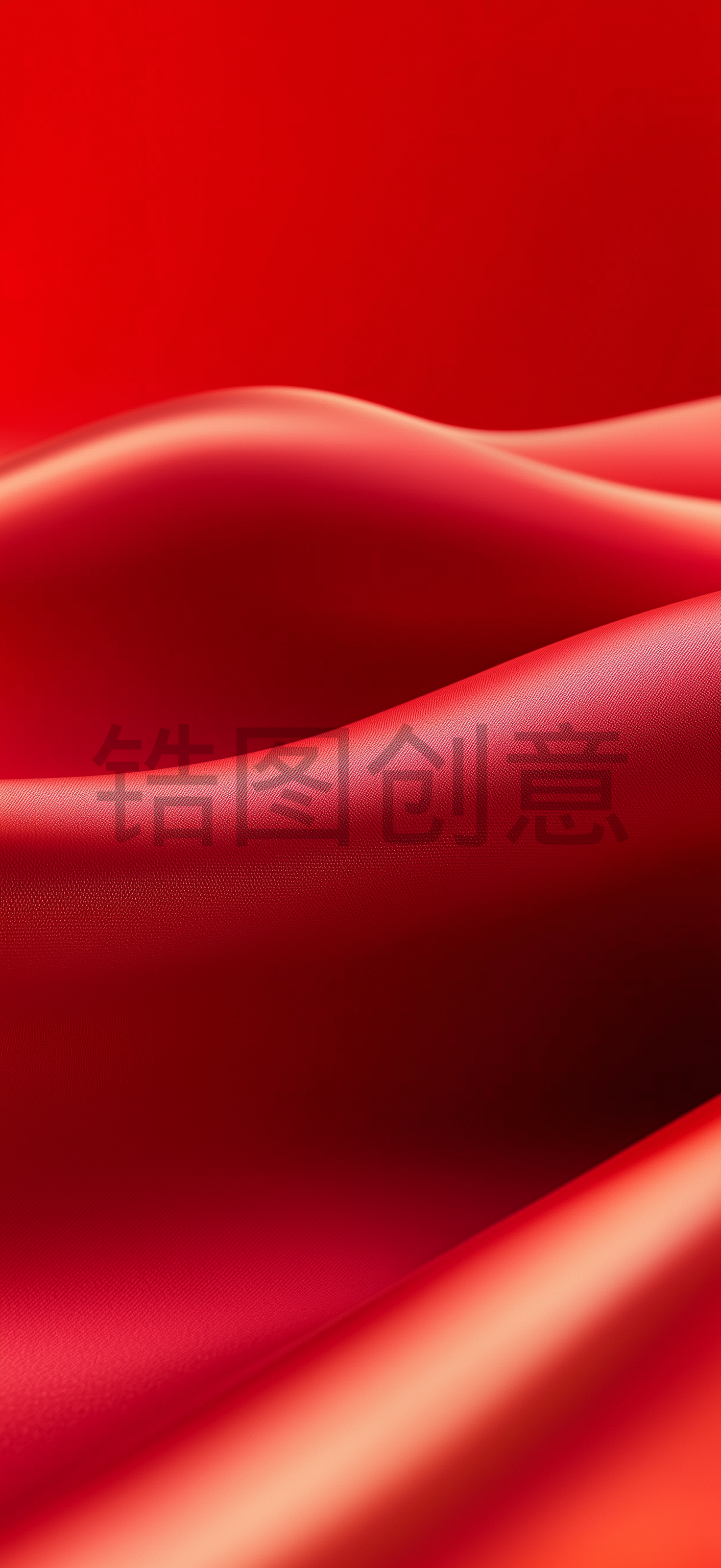 定设网-红色丝绸丝带质感纹理背景