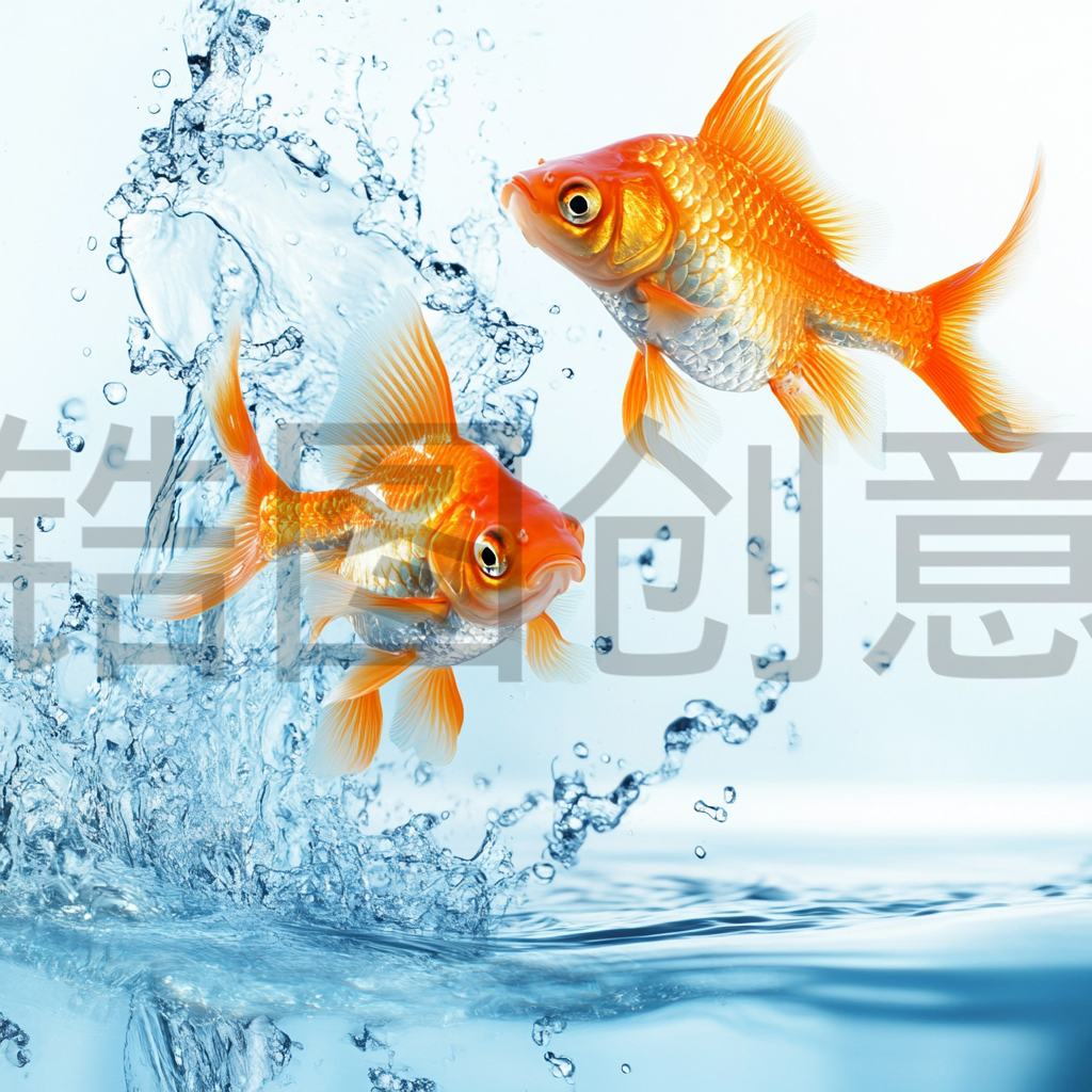动物系列金鱼锦鲤元素