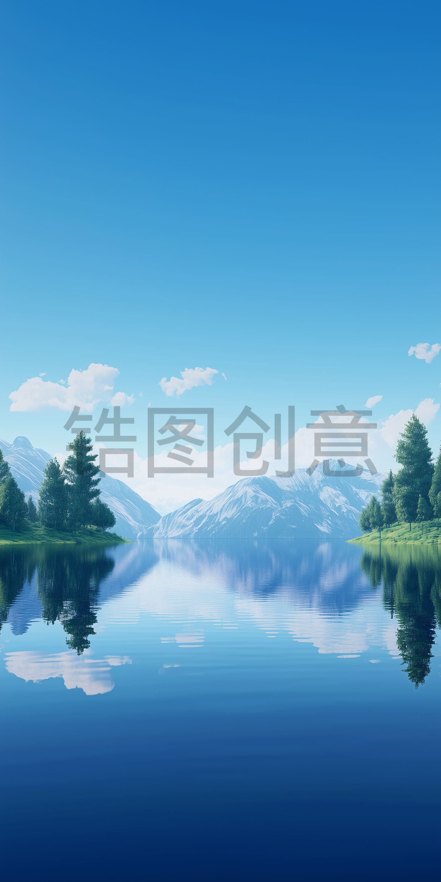 风光通用实景湖景水面背景图片素材