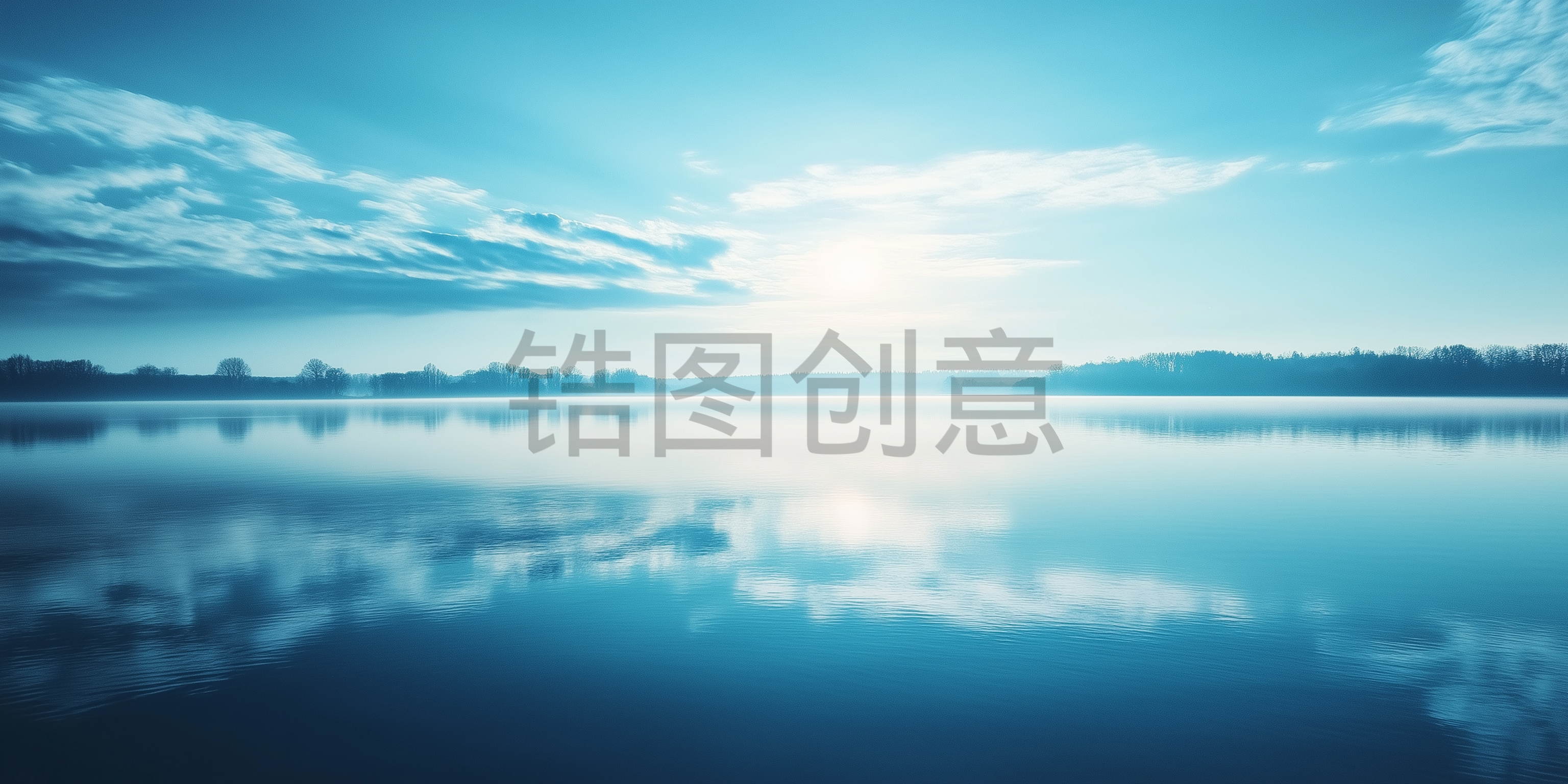定设网-湖面风光通用写实光效水面背景图片素材