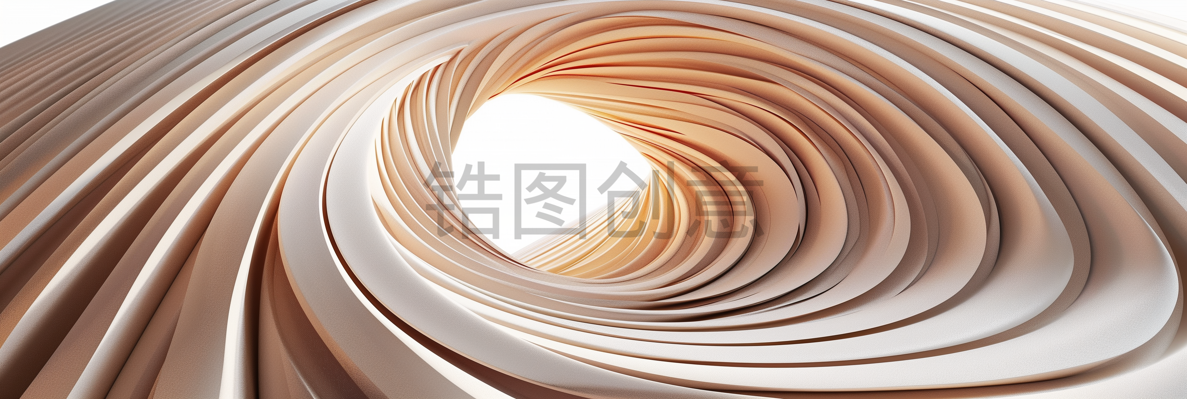 定设网-螺旋曲线抽象构图三维背景