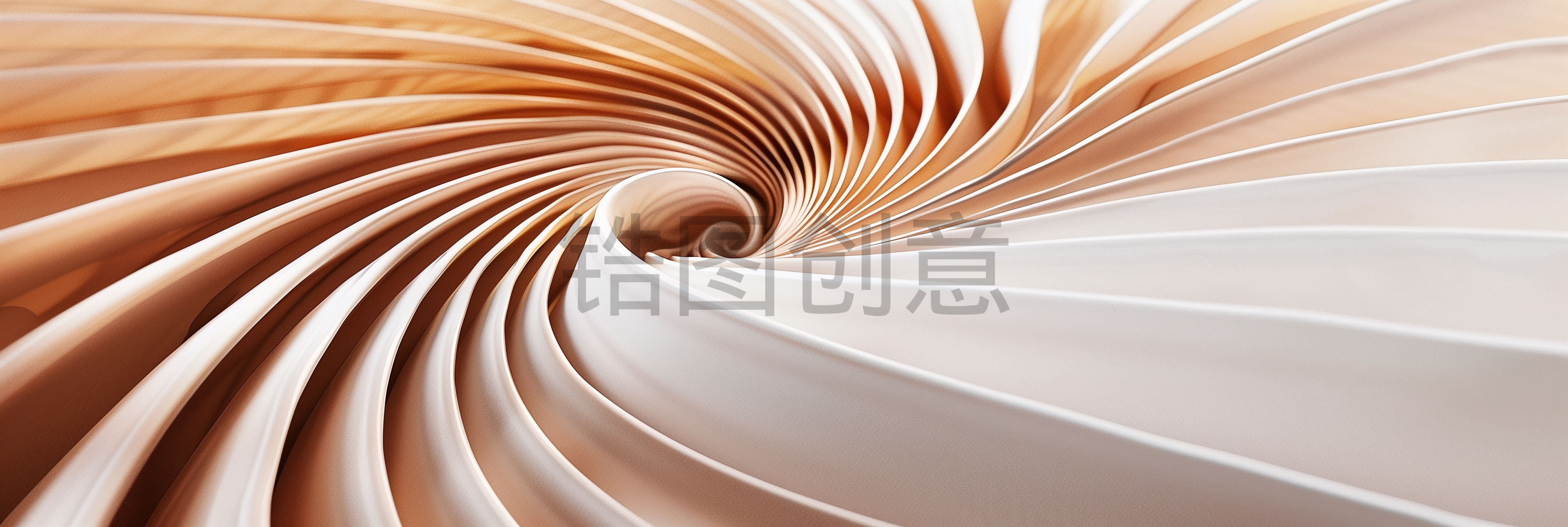 定设网-螺旋曲线抽象构图三维背景