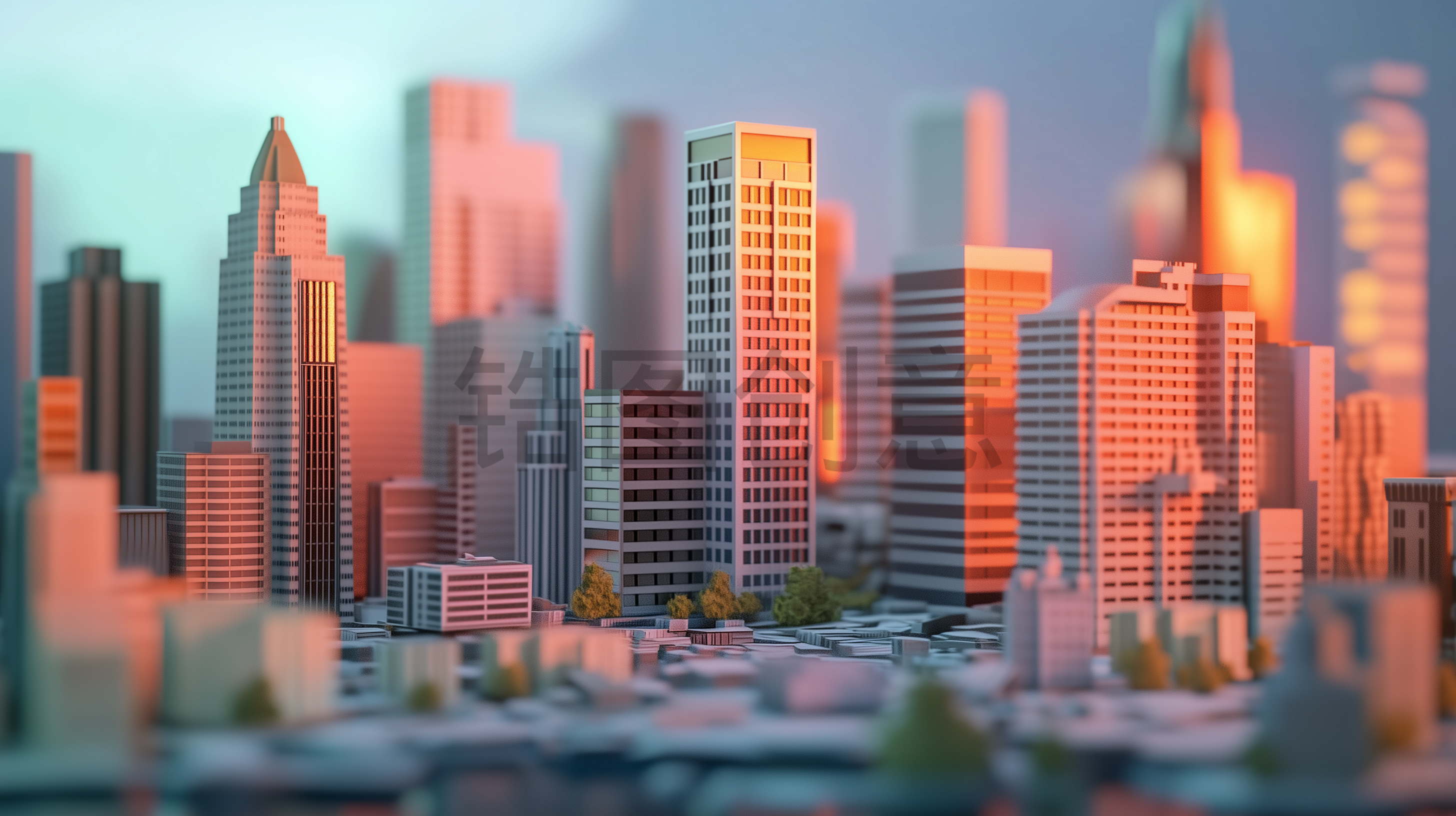 定设网-3d立体城市建筑模型