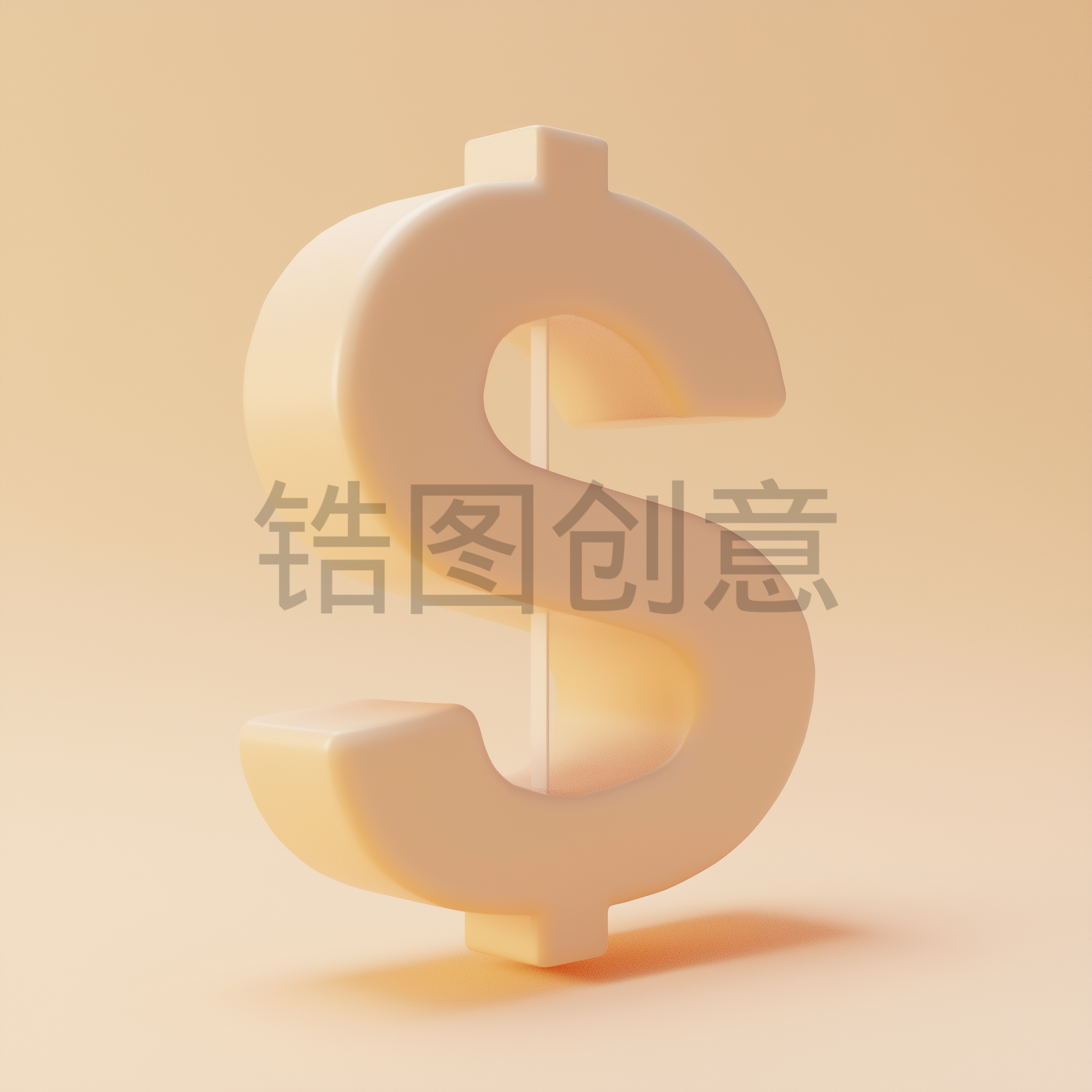 定设网-3d立体金币金钱金属质感元素背景