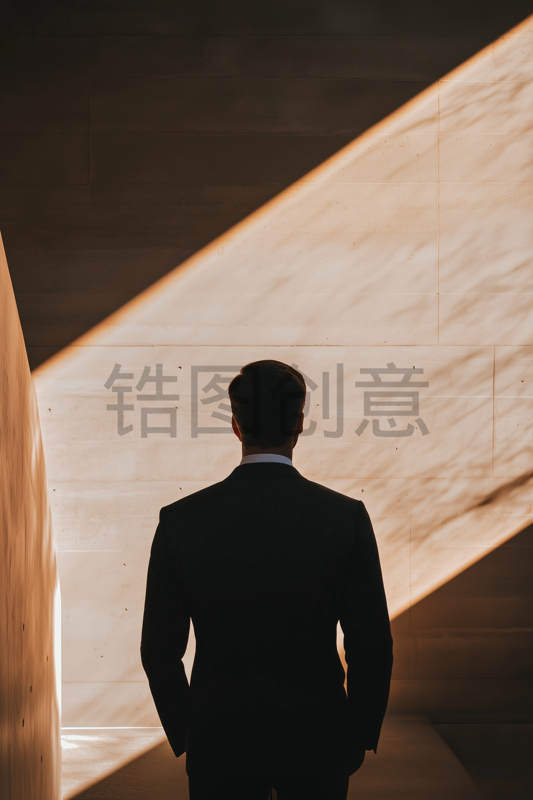 定设网-商务商人人士背影背景图片
