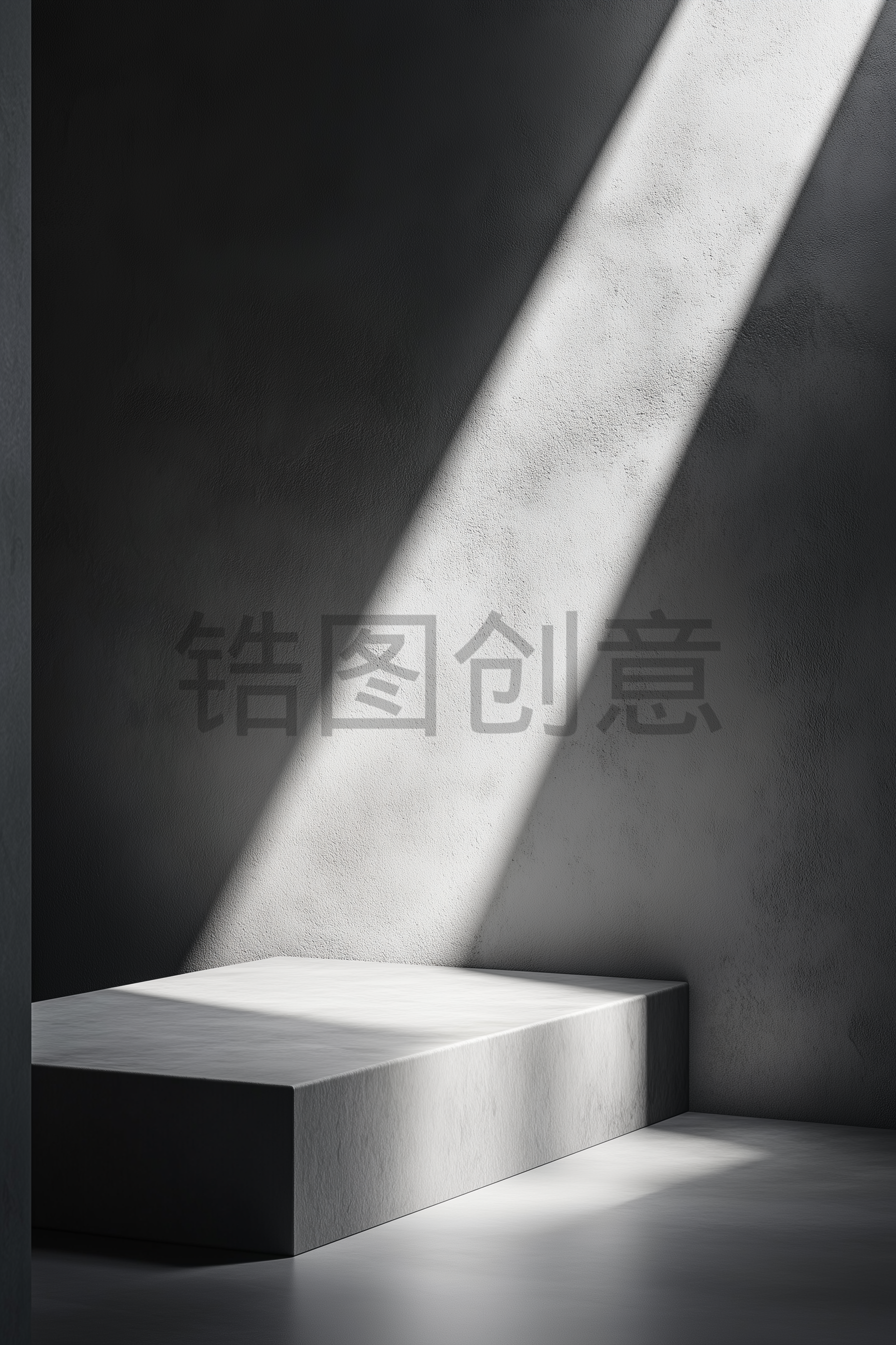定设网-楼梯阶梯光影光感光线氛围故事感写实黑白图片