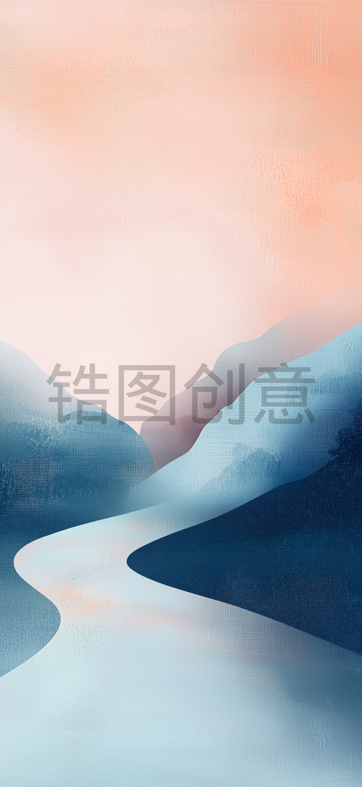 定设网-抽象山水河流山川纹理肌理背景