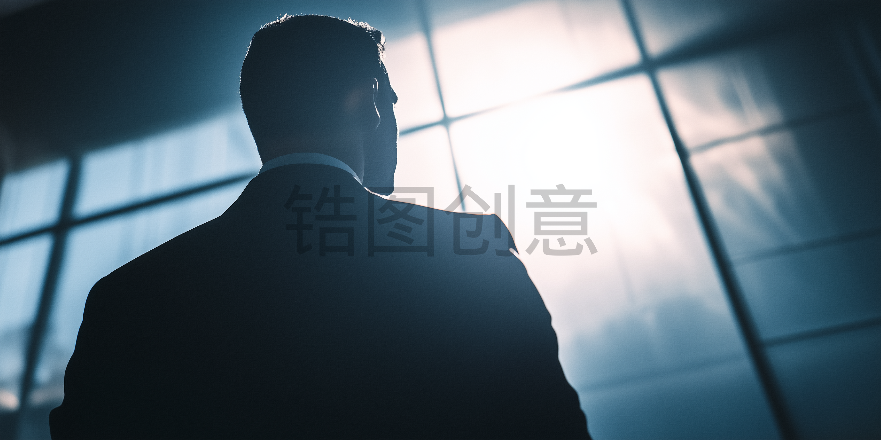 定设网-商务商人人士背影背景图片