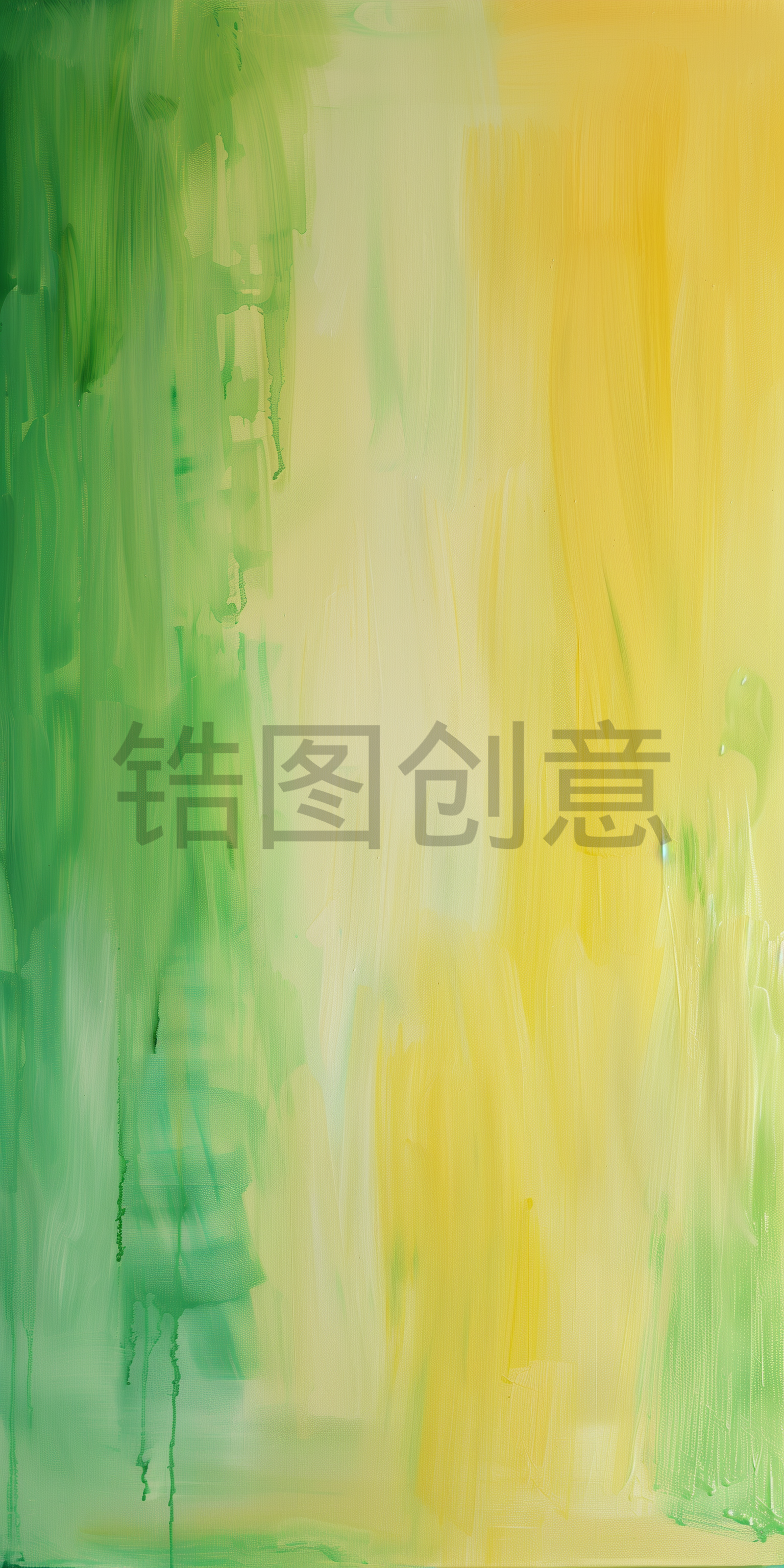 定设网-绿色渐变简约油漆油画肌理背景