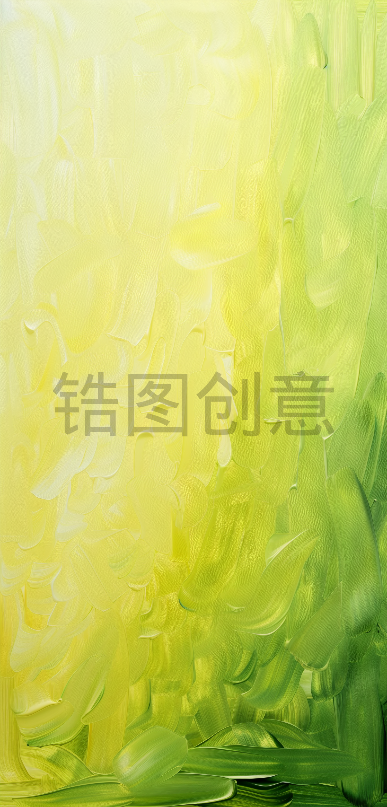 定设网-绿色渐变简约油漆油画肌理背景