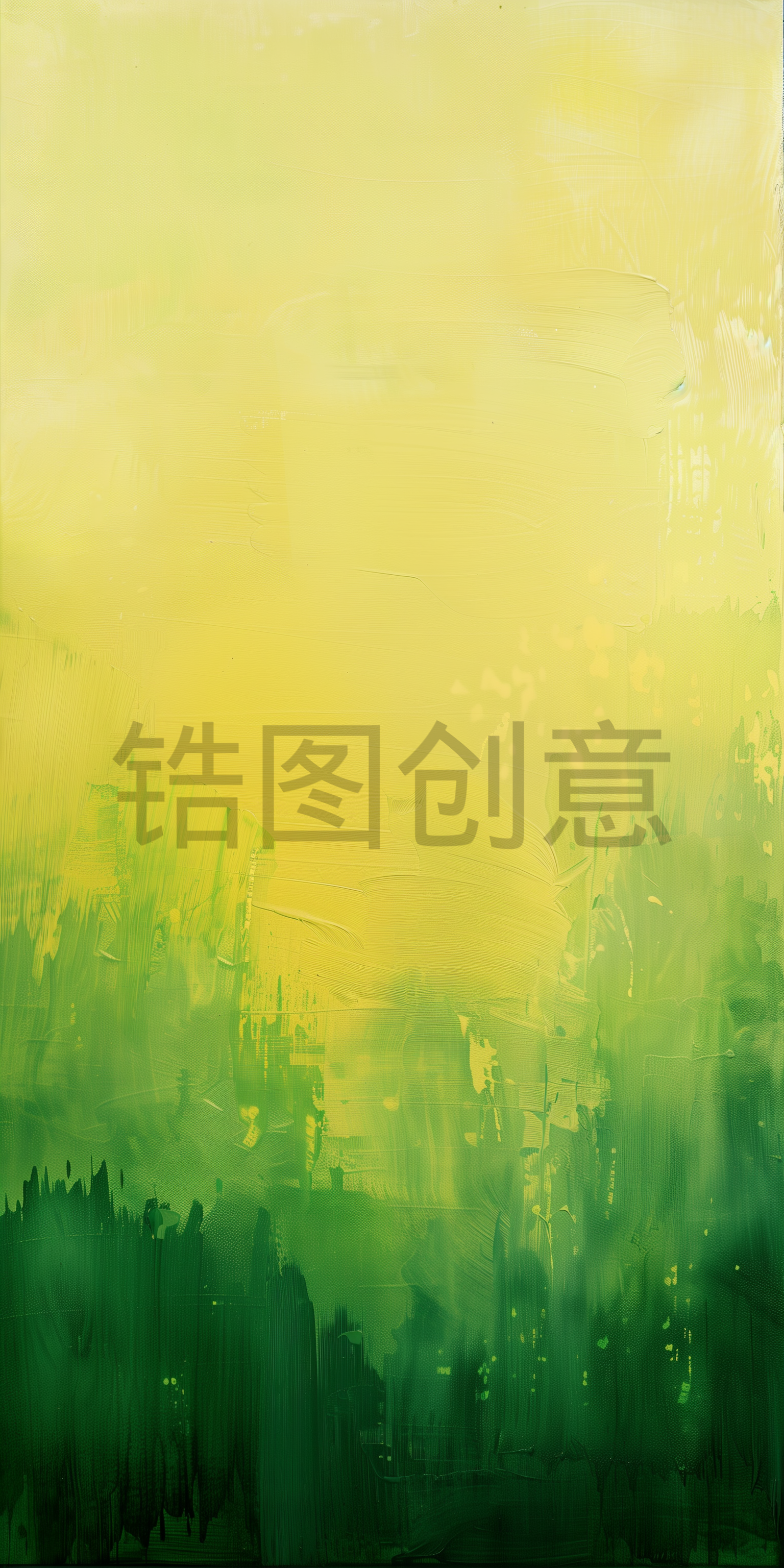 定设网-绿色渐变简约油漆油画质感背景