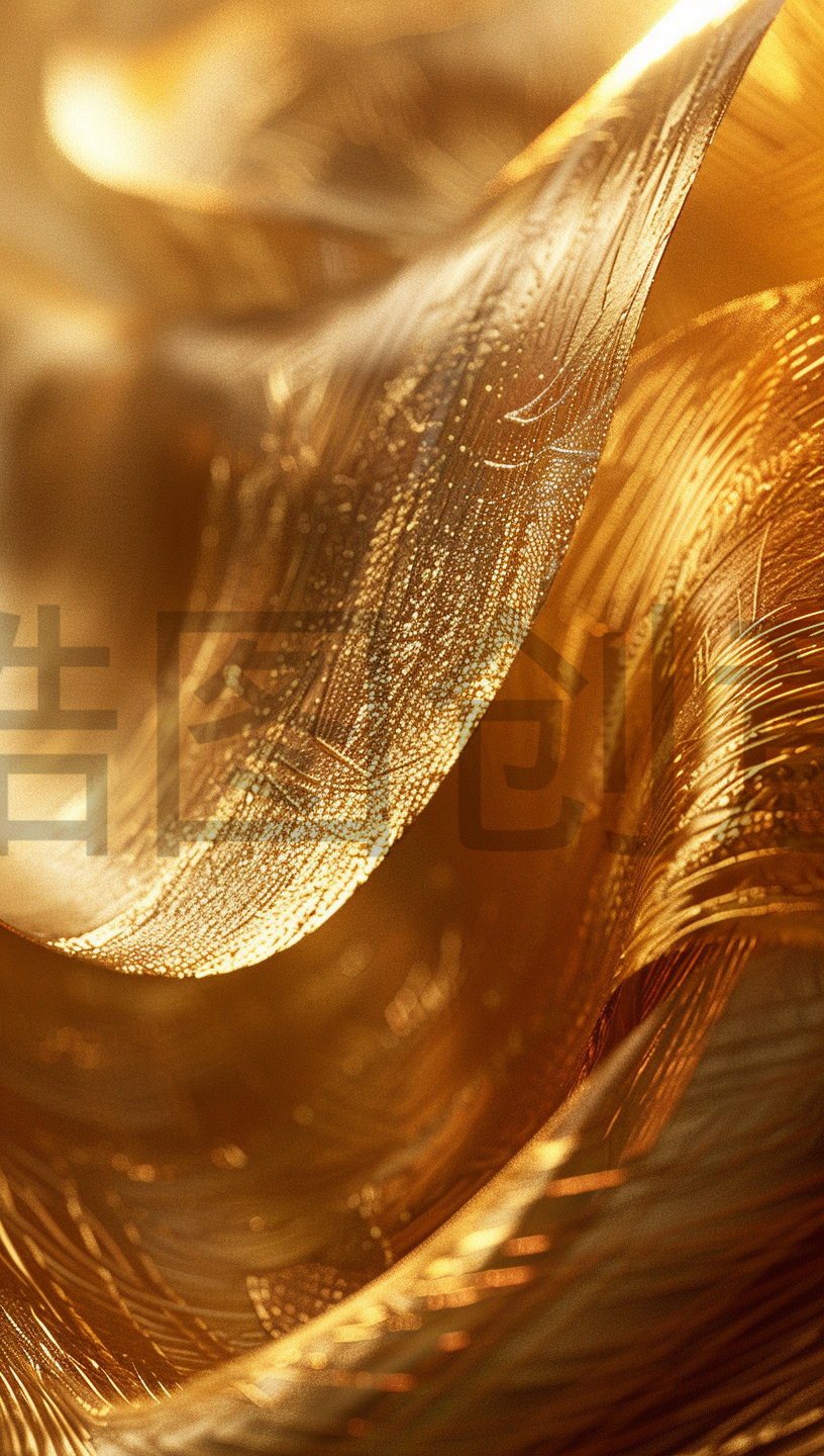 定设网-金色磨砂质感素材背景