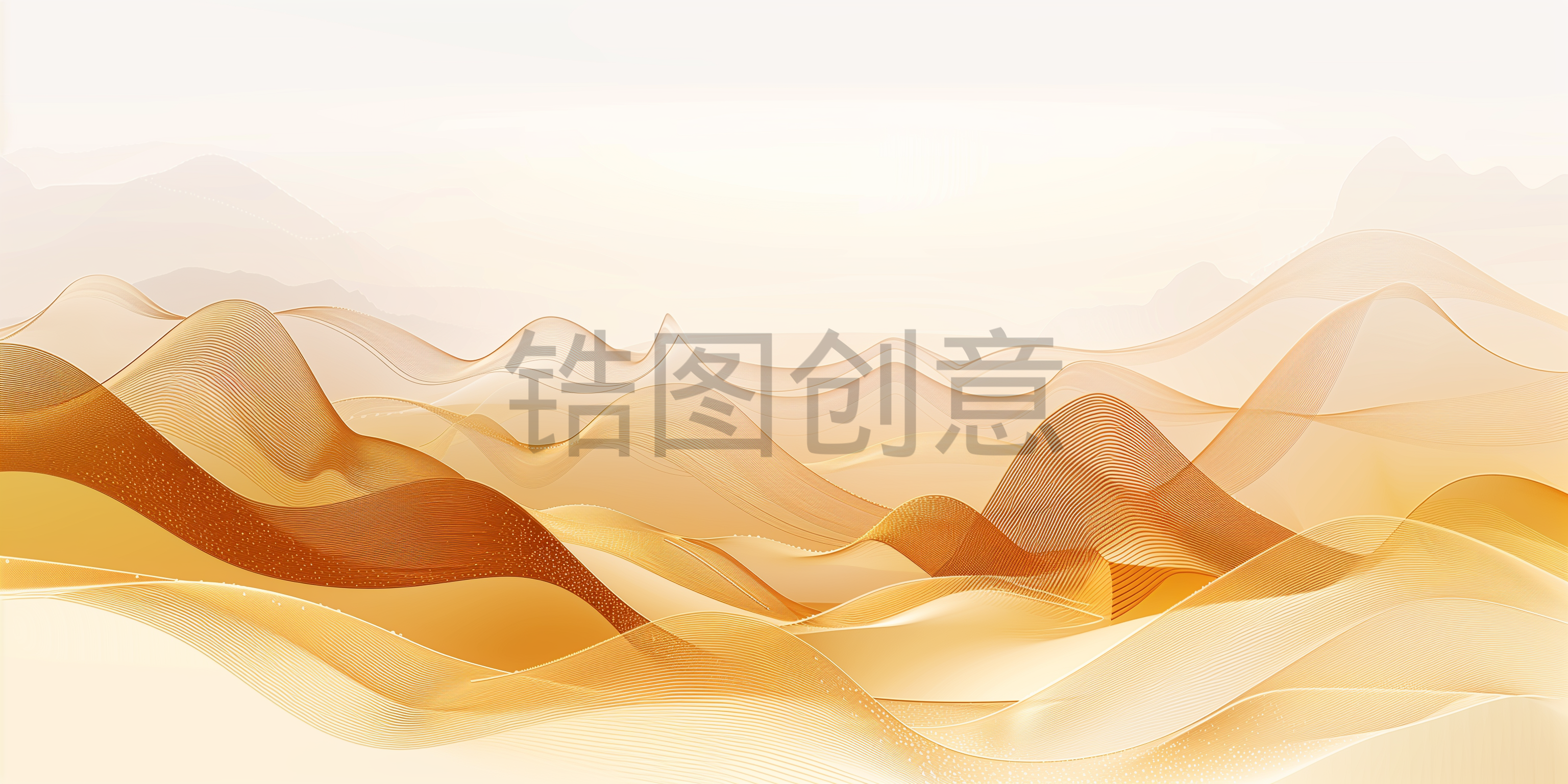 定设网-曲线抽象波浪状抽象背景