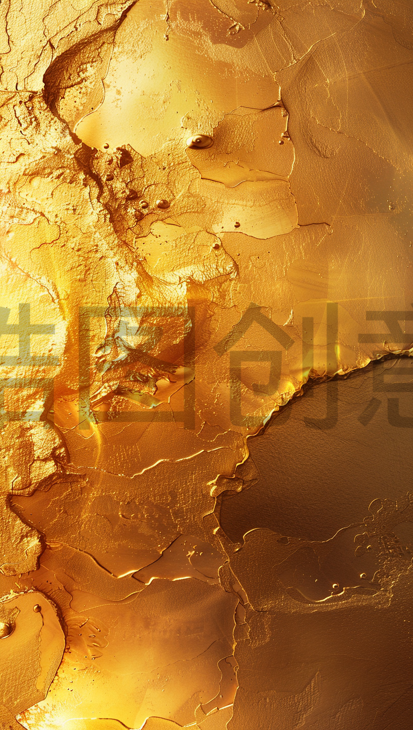 定设网-金色磨砂质感墙漆素材背景