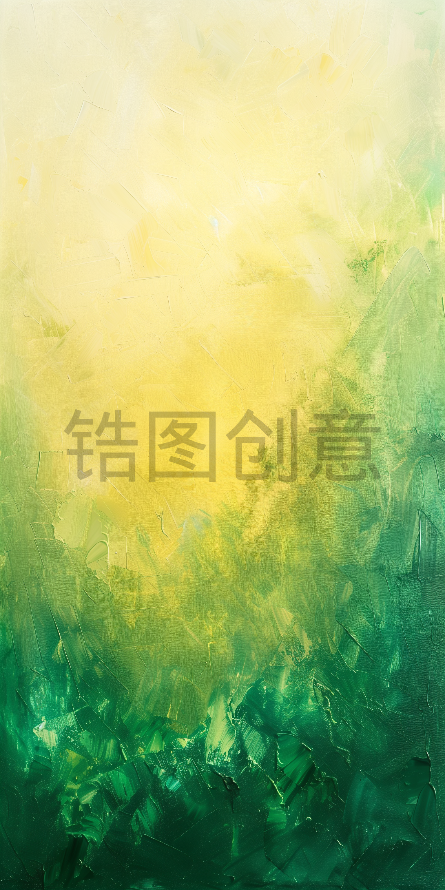 定设网-绿色渐变简约油漆油画肌理背景