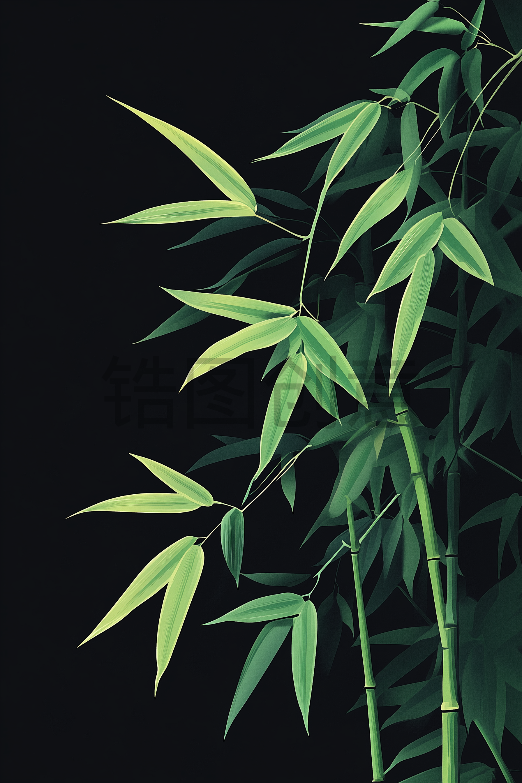 定设网-植物竹子竹叶元素素材