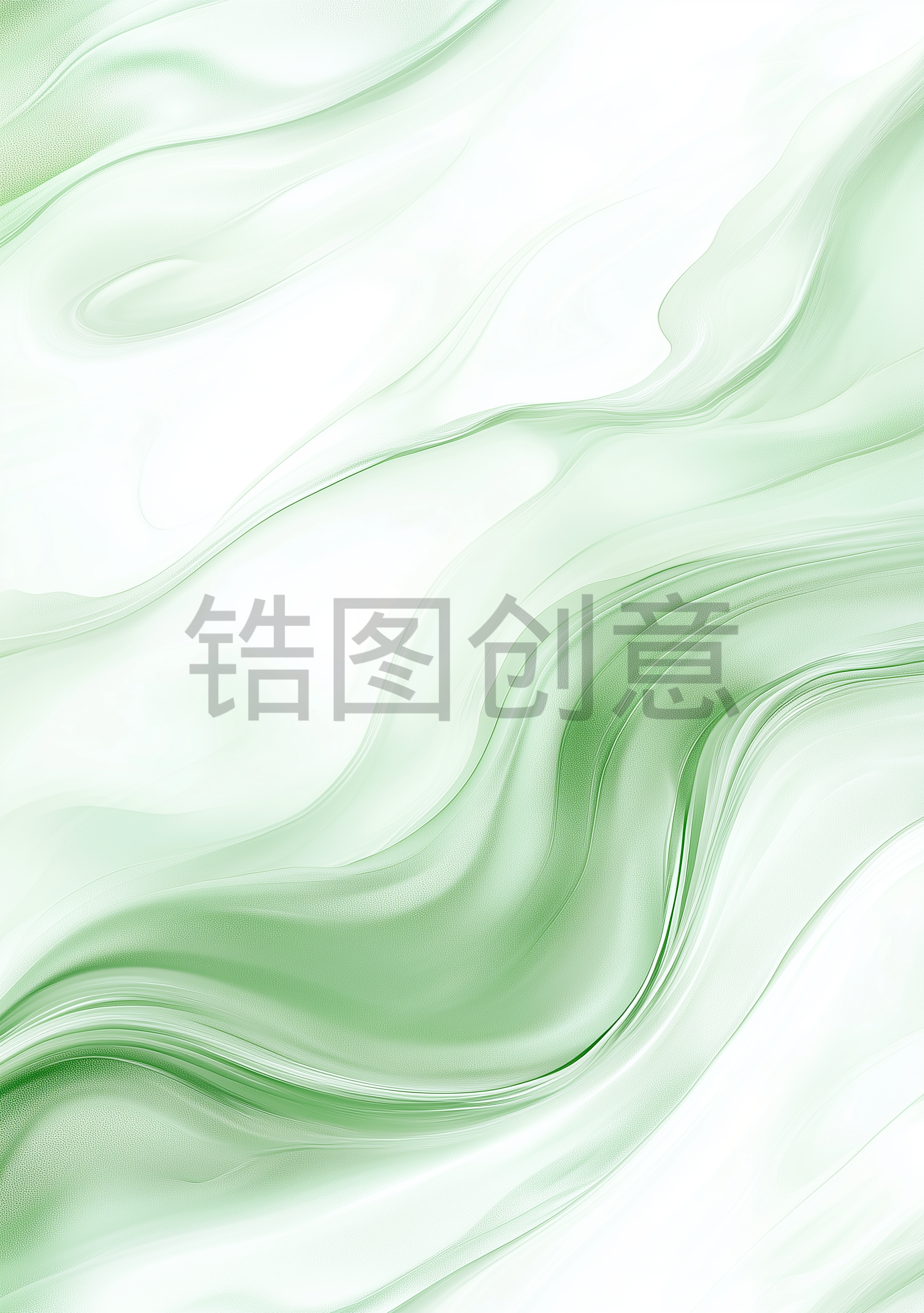 定设网-绿色曲线肌理背景