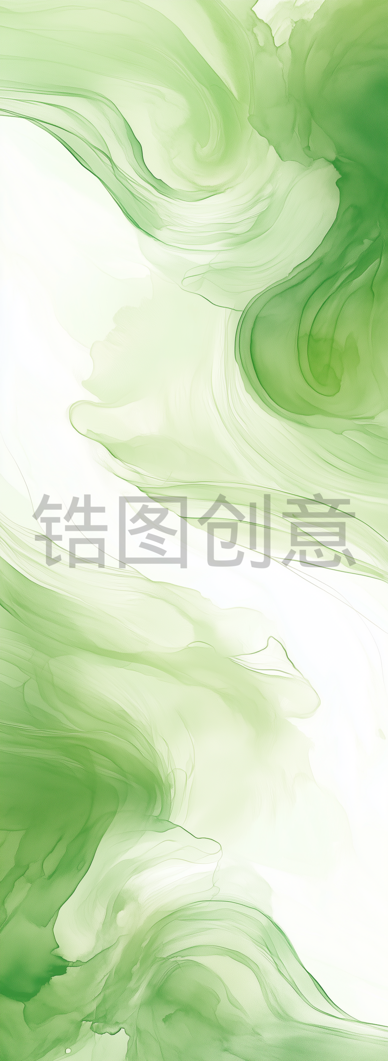 定设网-绿色曲线纹理肌理背景