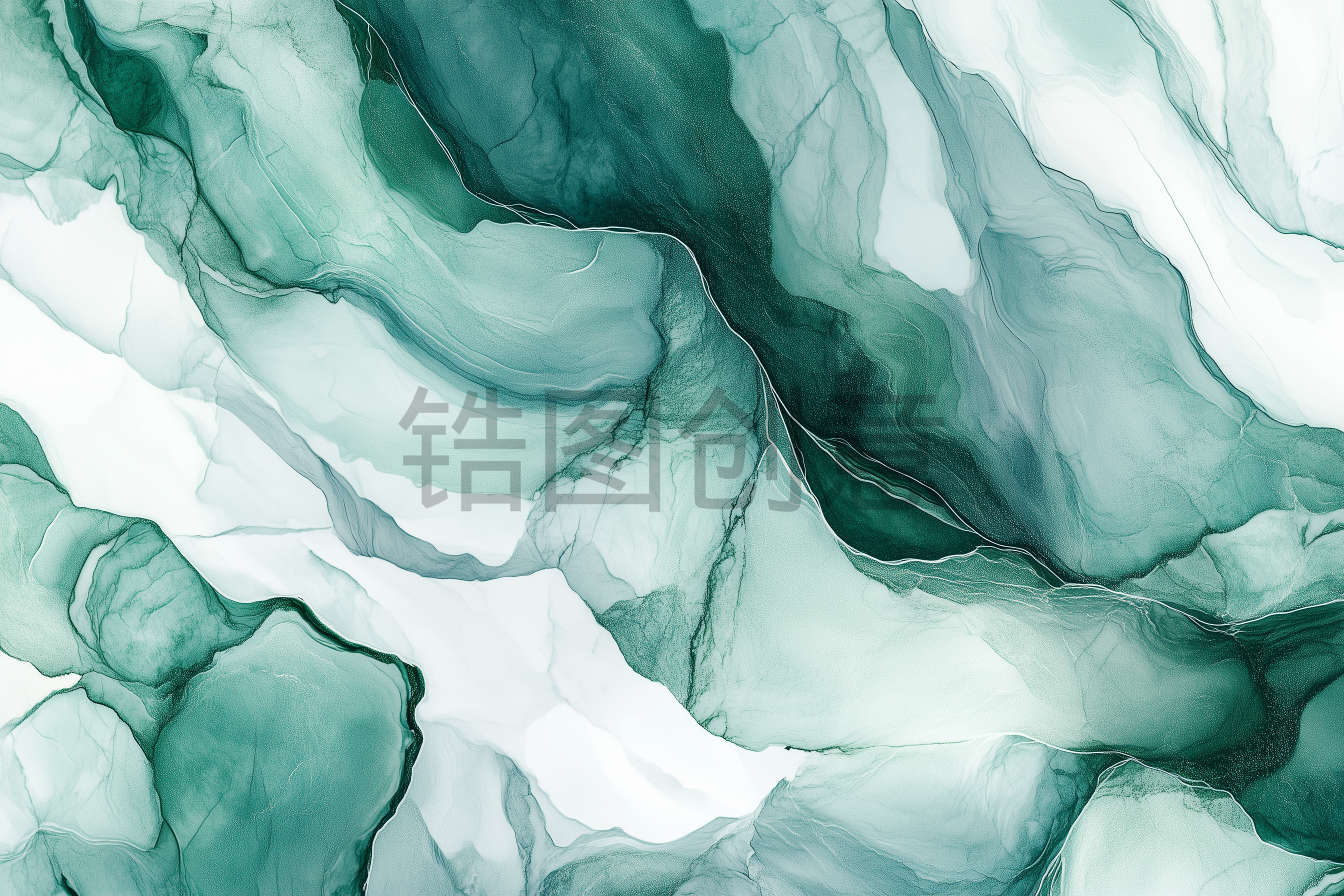 定设网-绿色大理石纹理肌理背景