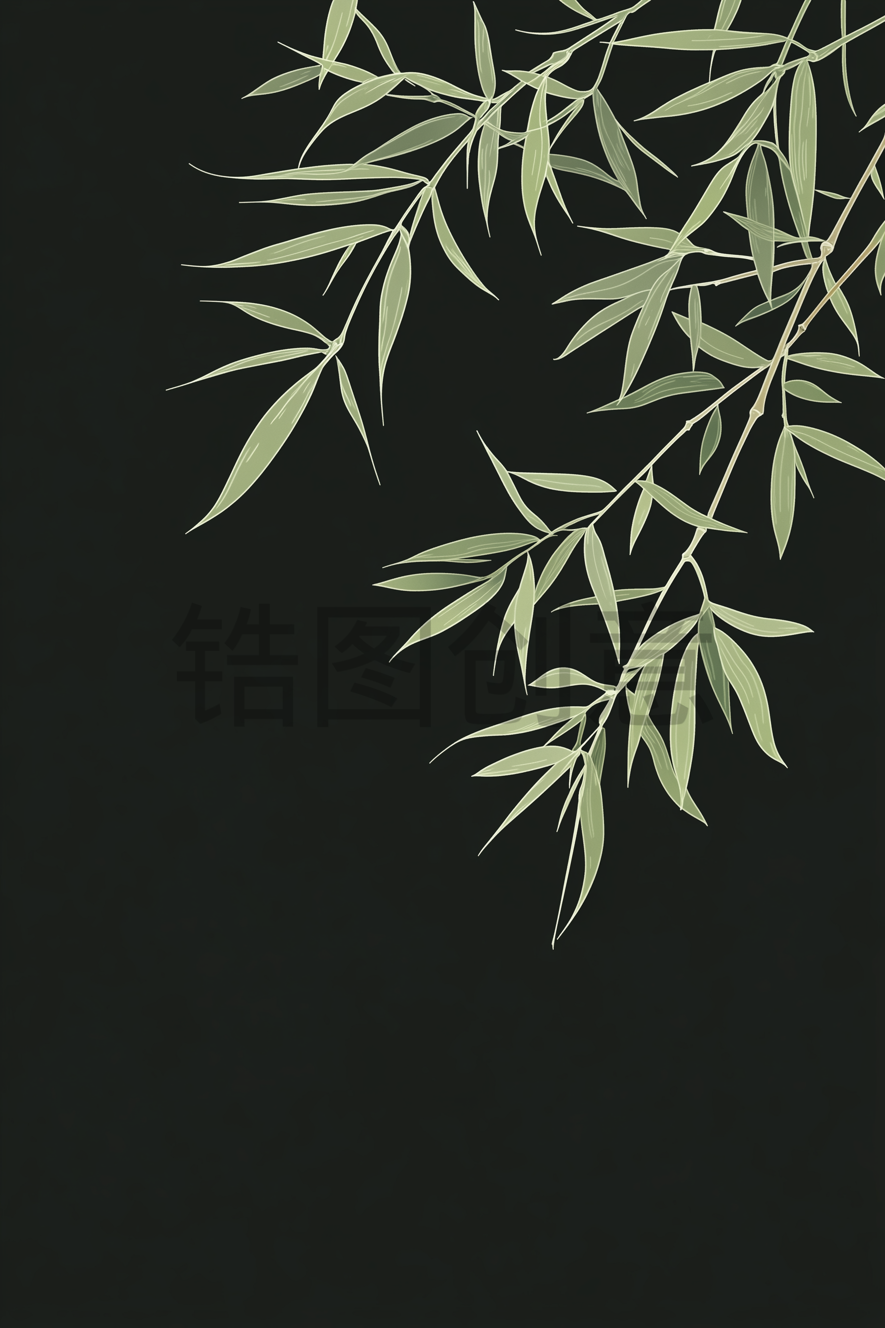 定设网-植物竹子竹叶元素素材