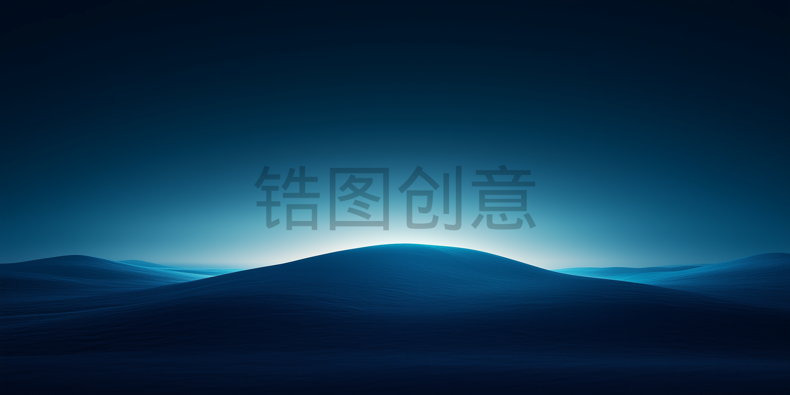 定设网-深蓝色曲线波浪状纹理背景