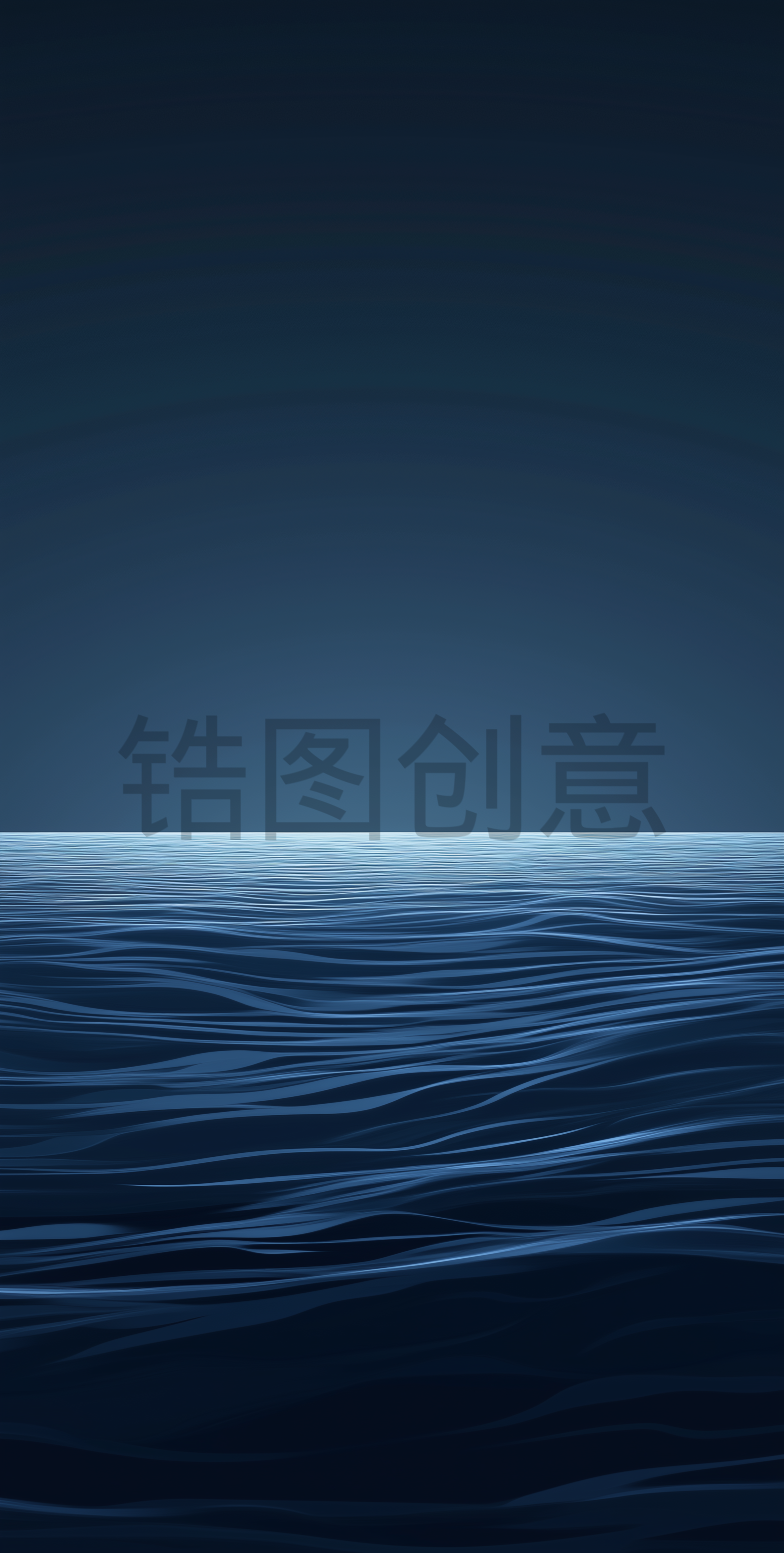 定设网-蓝色水波浪纹理背景