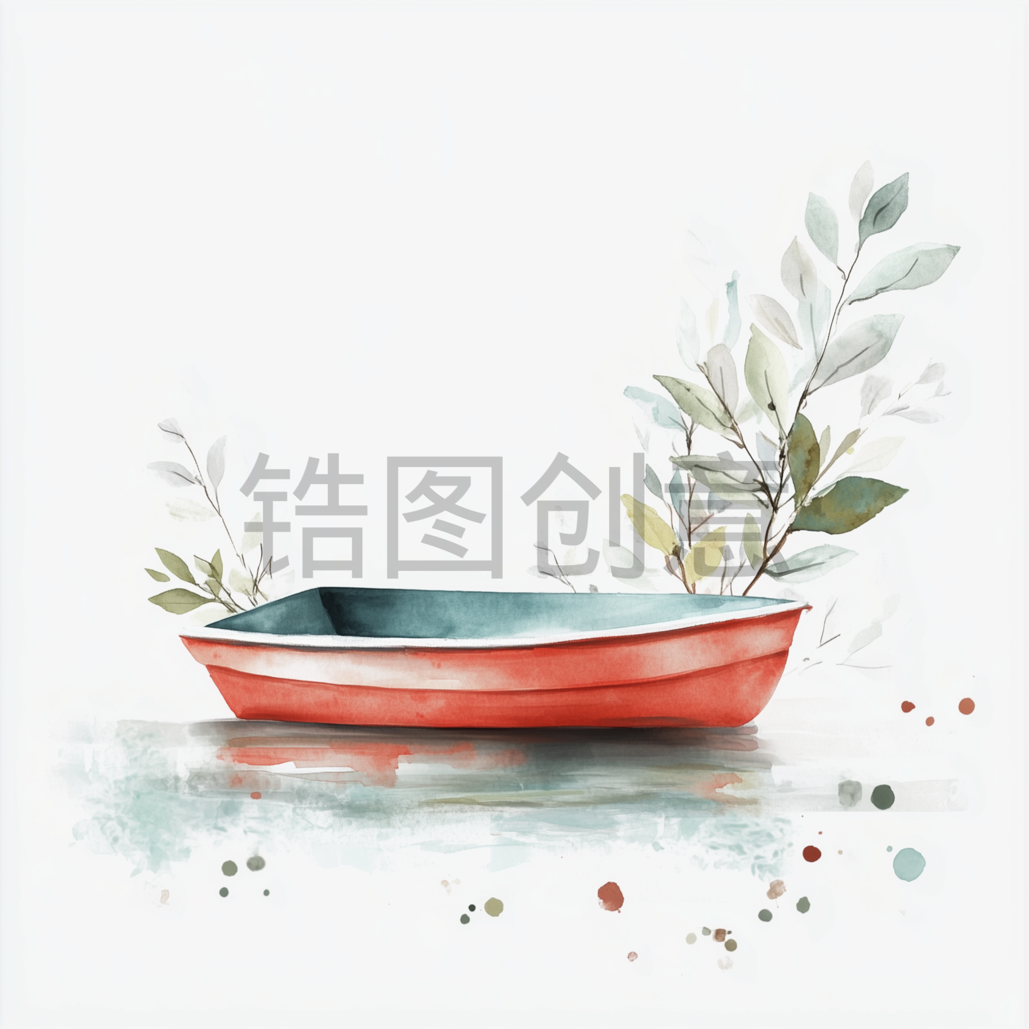定设网-小船木船船只元素素材