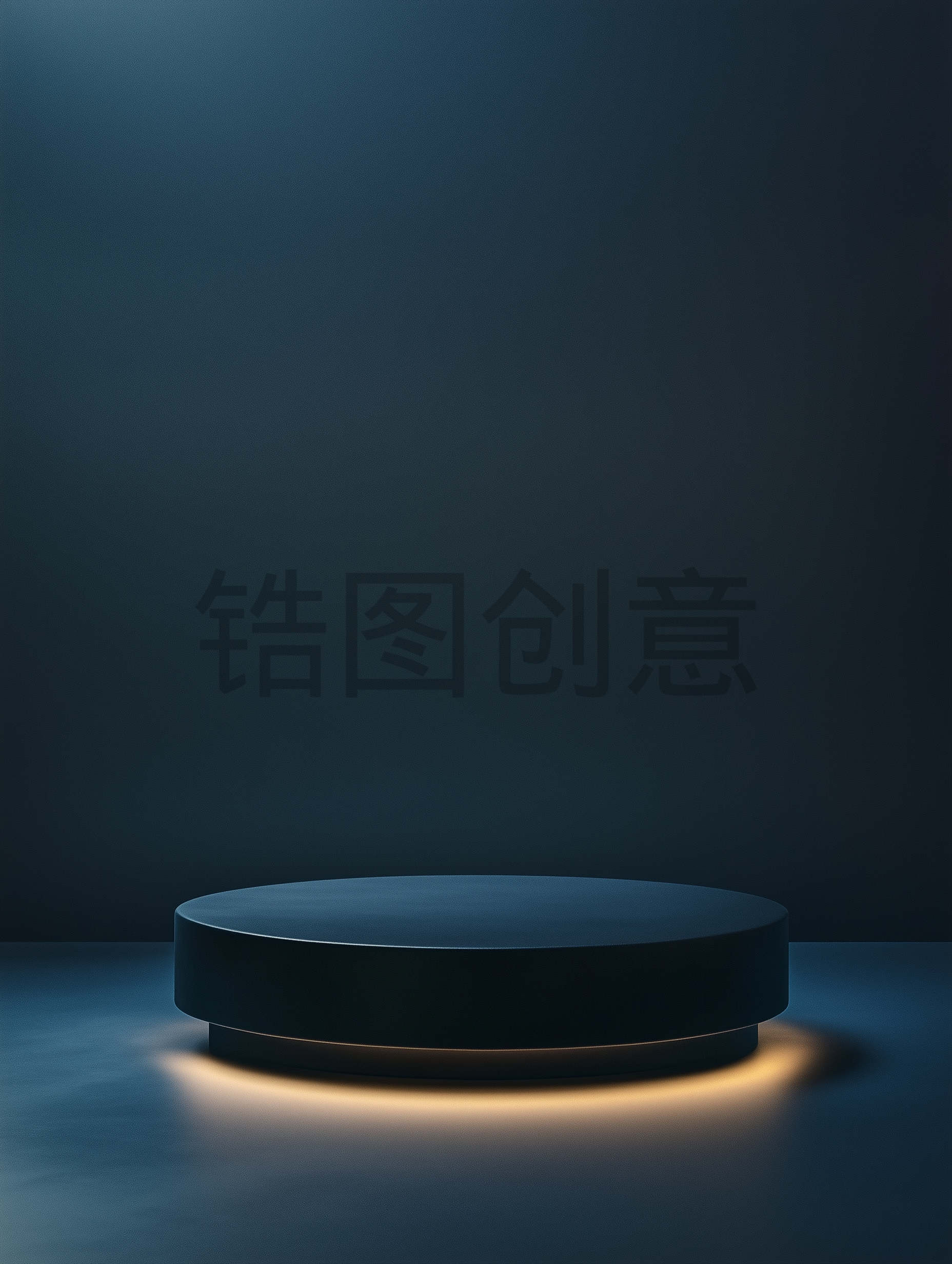 圆形发光舞台展台科技感背景