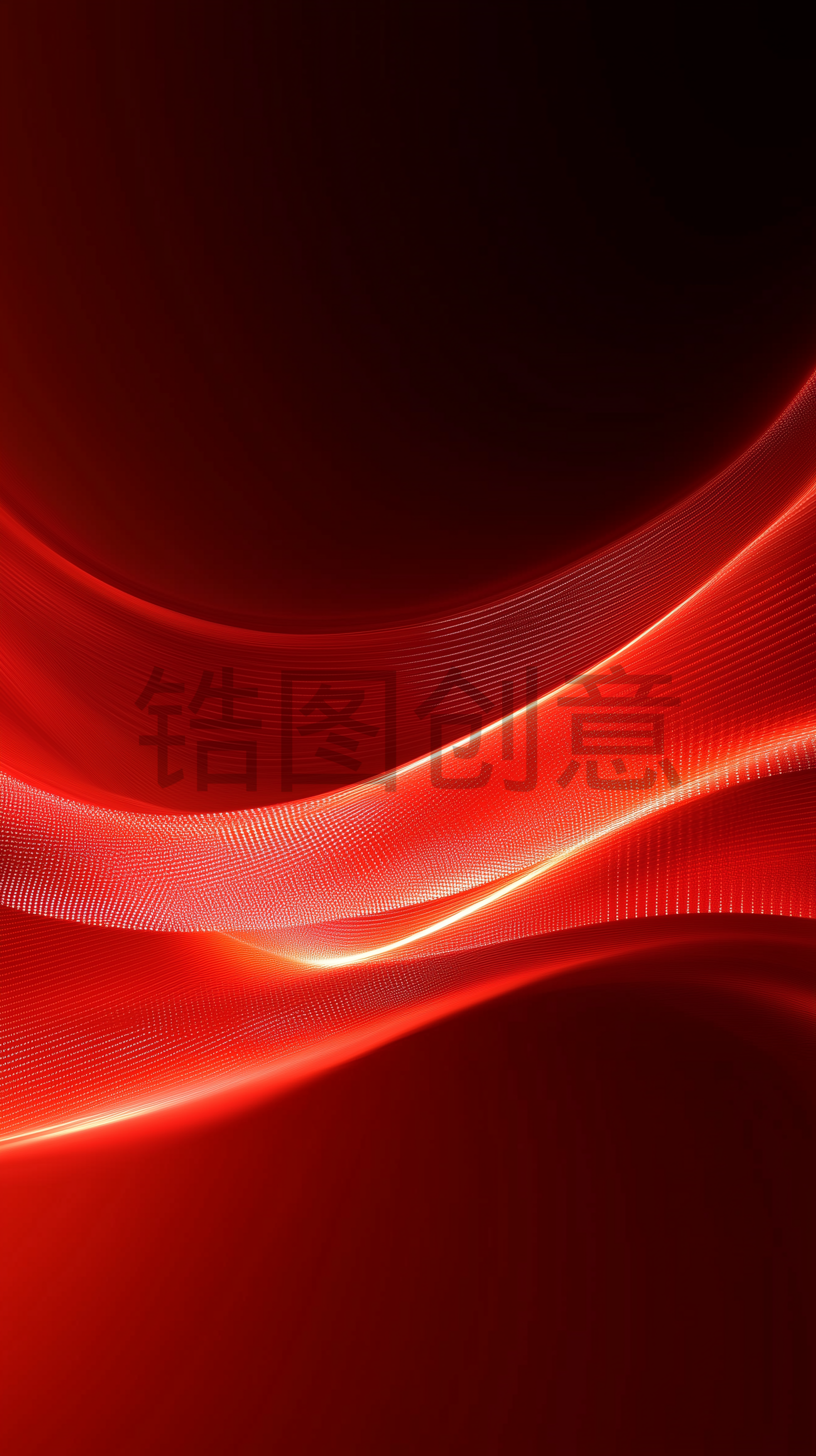 红色曲线简约纹理背景
