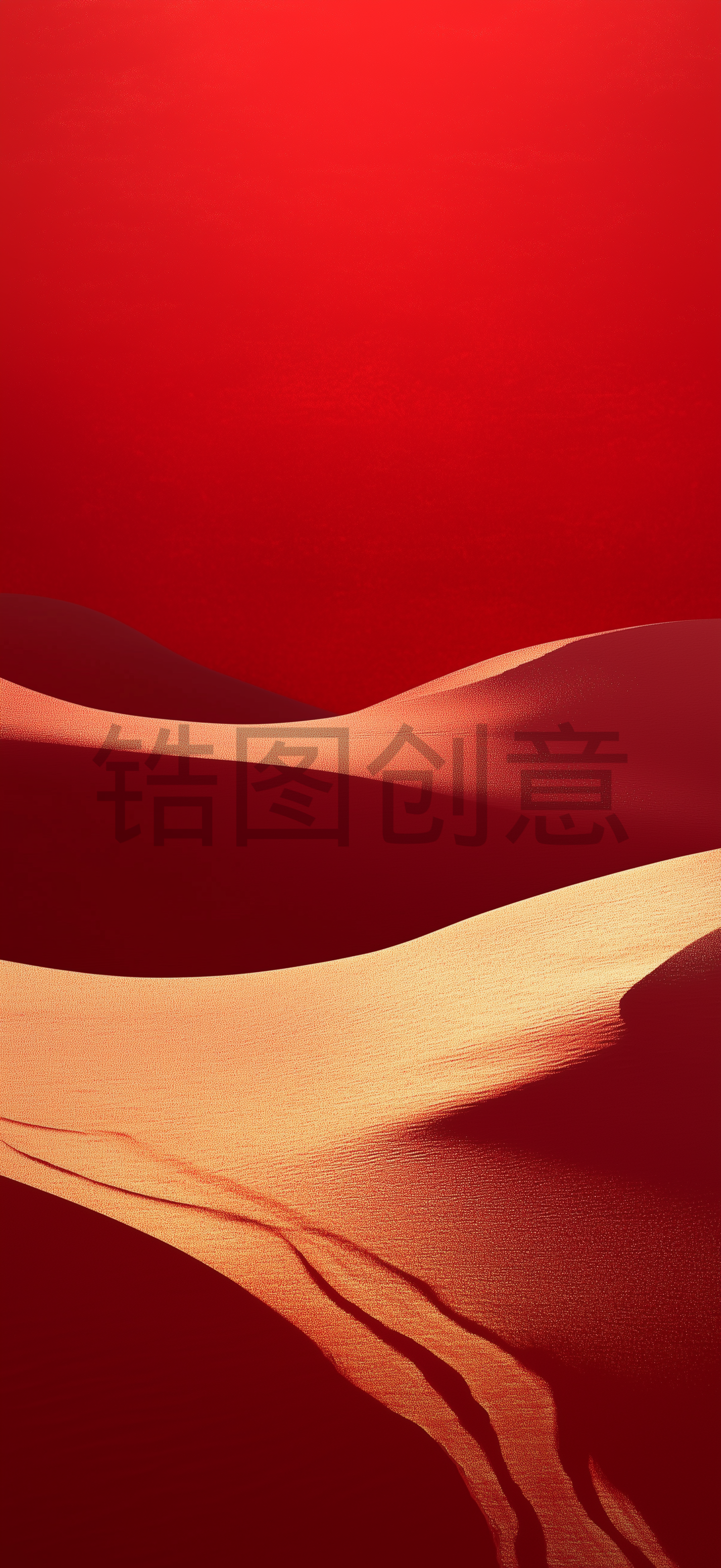 抽象红色红金质感肌理背景