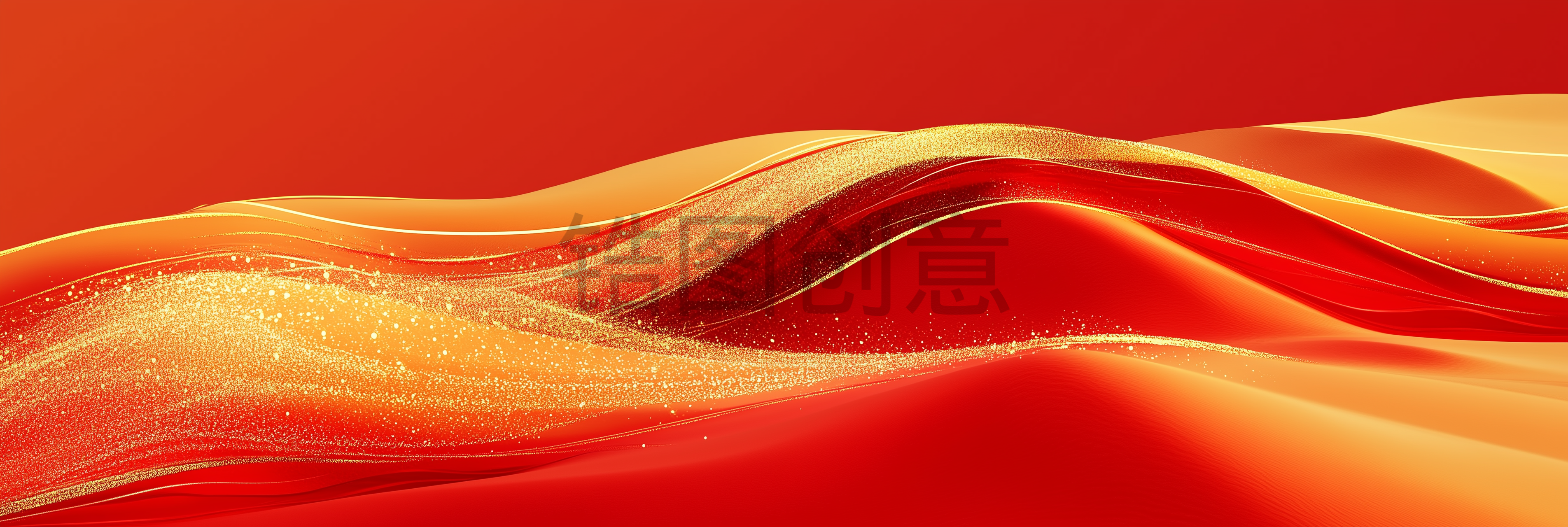 抽象红色红金质感肌理背景