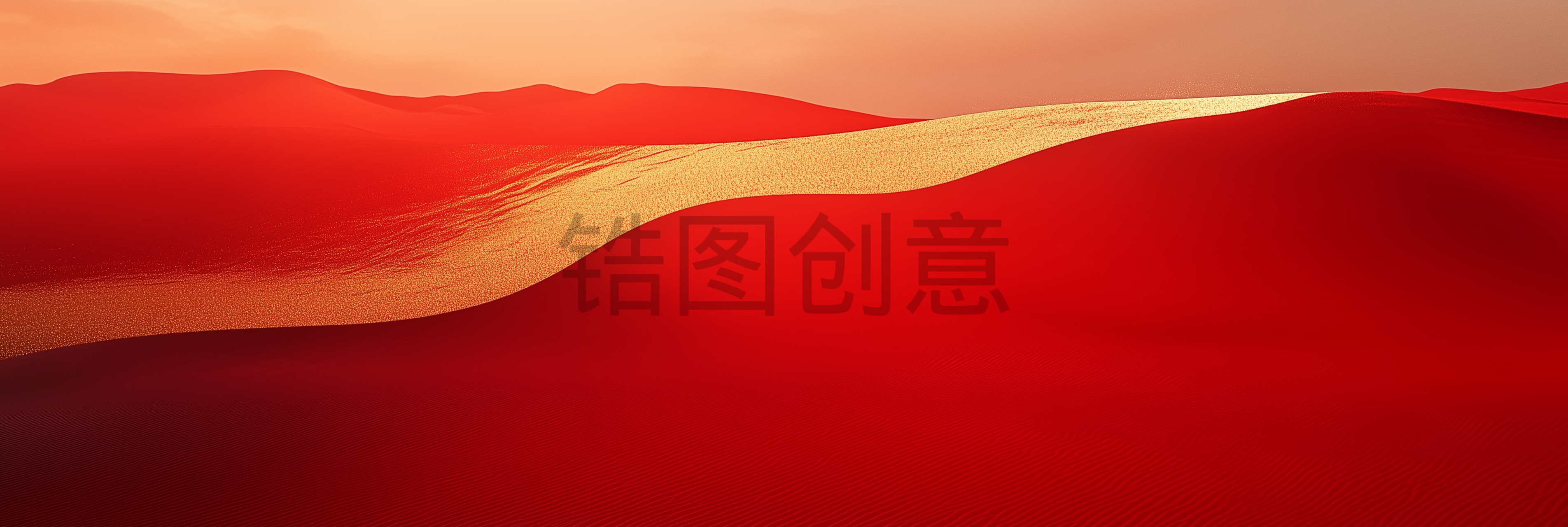 抽象红色红金质感肌理背景