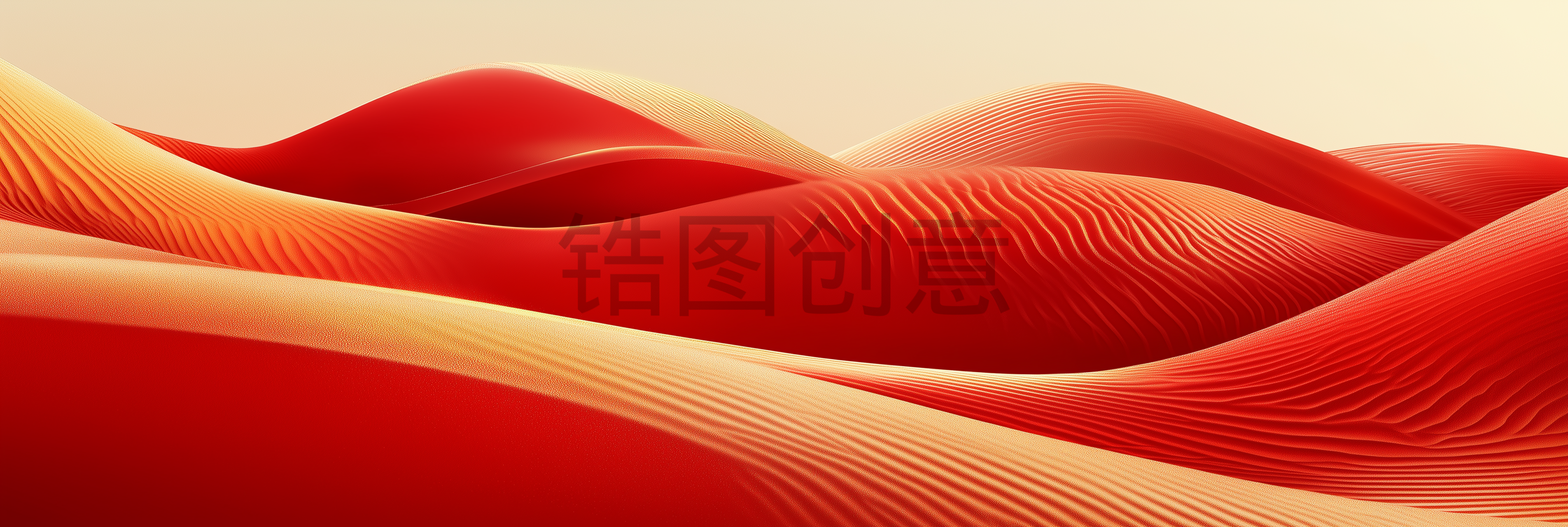 抽象橙色曲线质感肌理背景