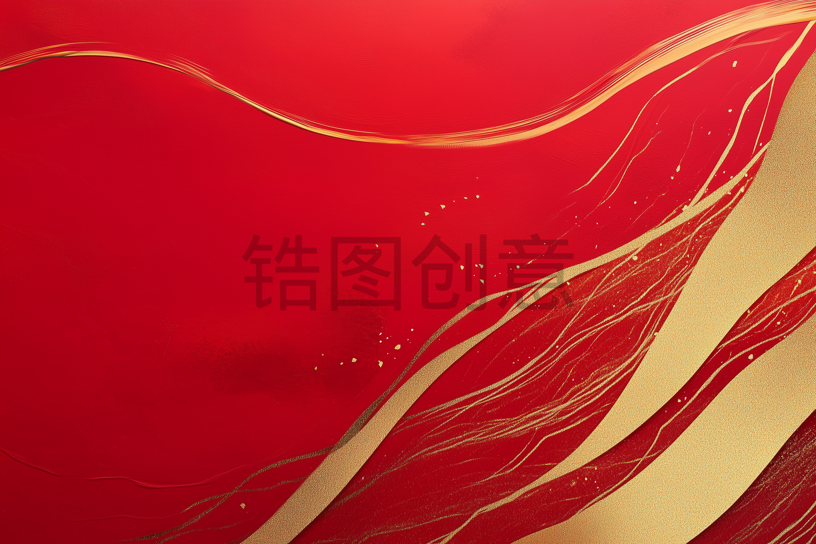 抽象红色红金质感肌理背景