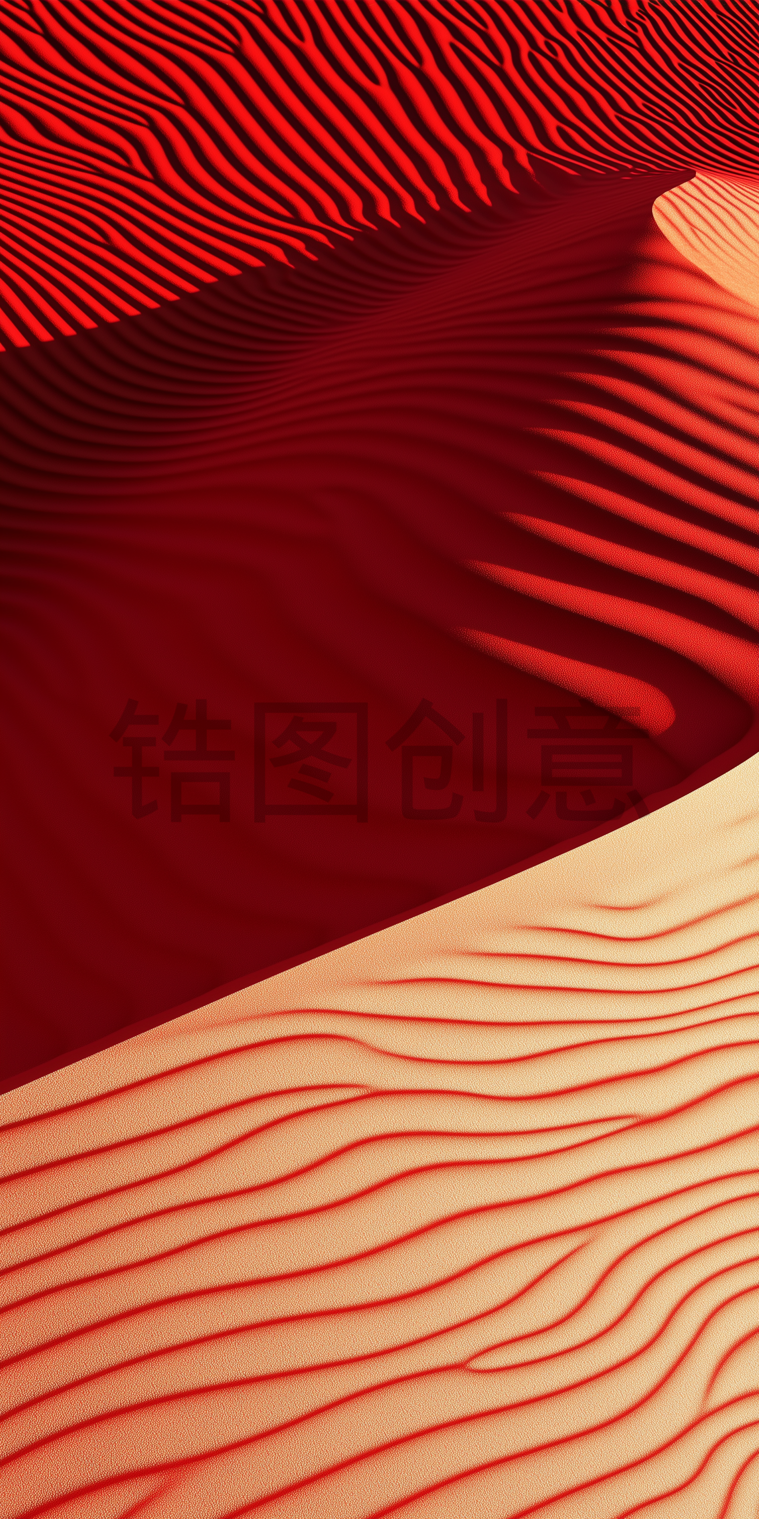 抽象红色橙色质感肌理背景