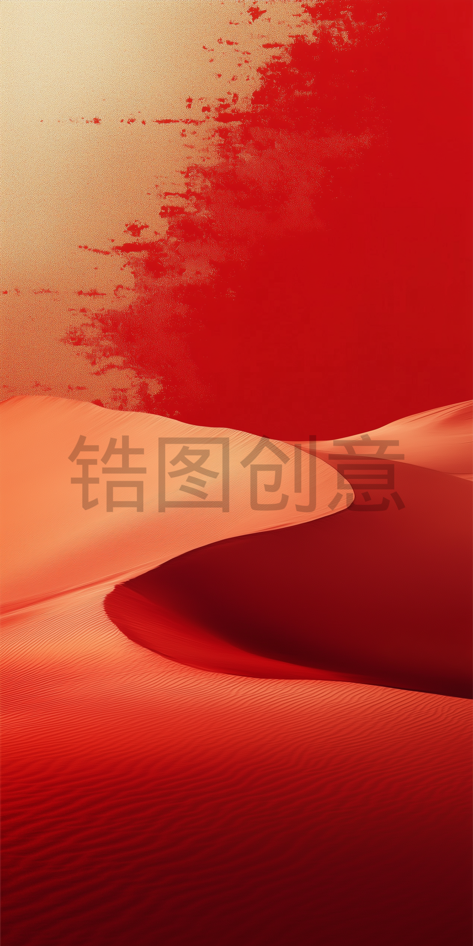 抽象红色红金质感肌理背景