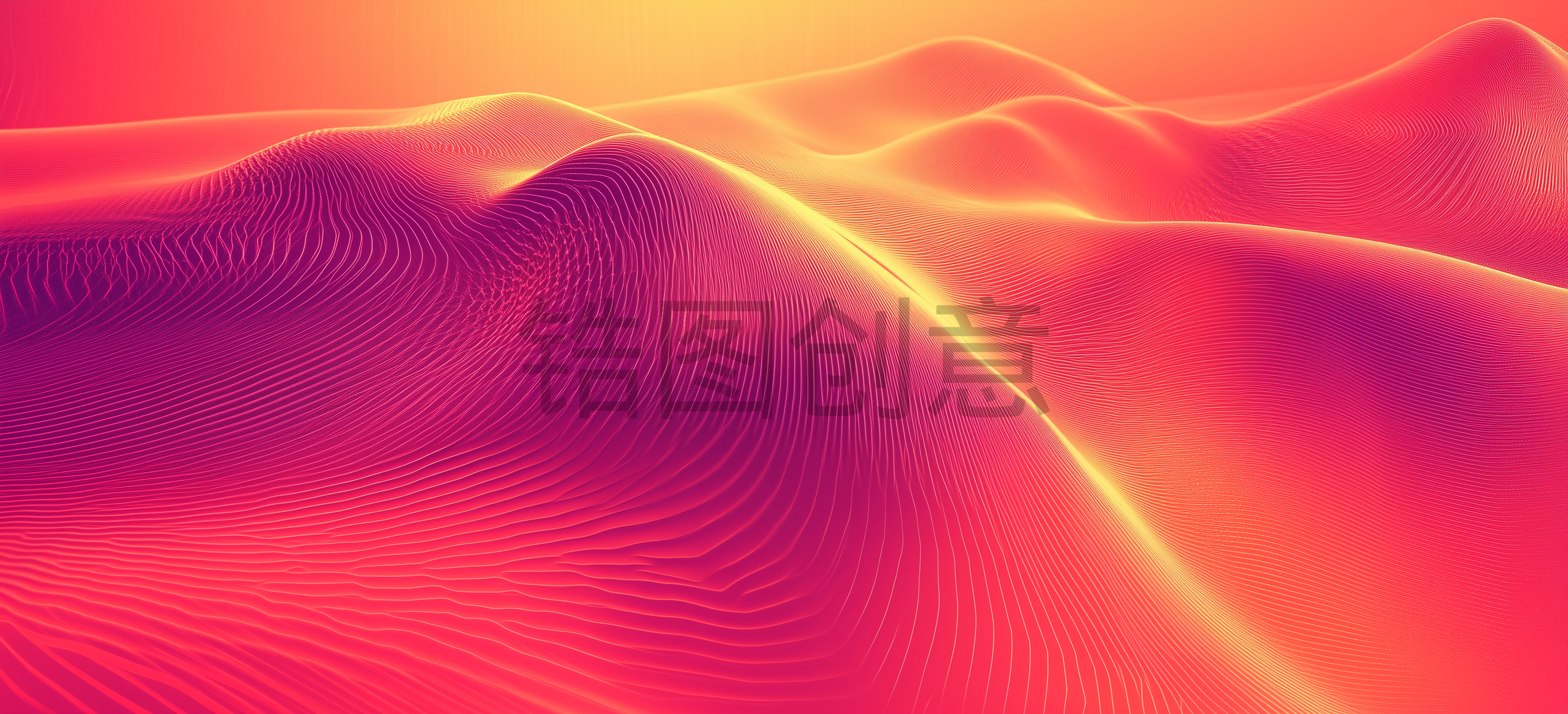 数字ai橙色曲线波浪状纹理抽象背景