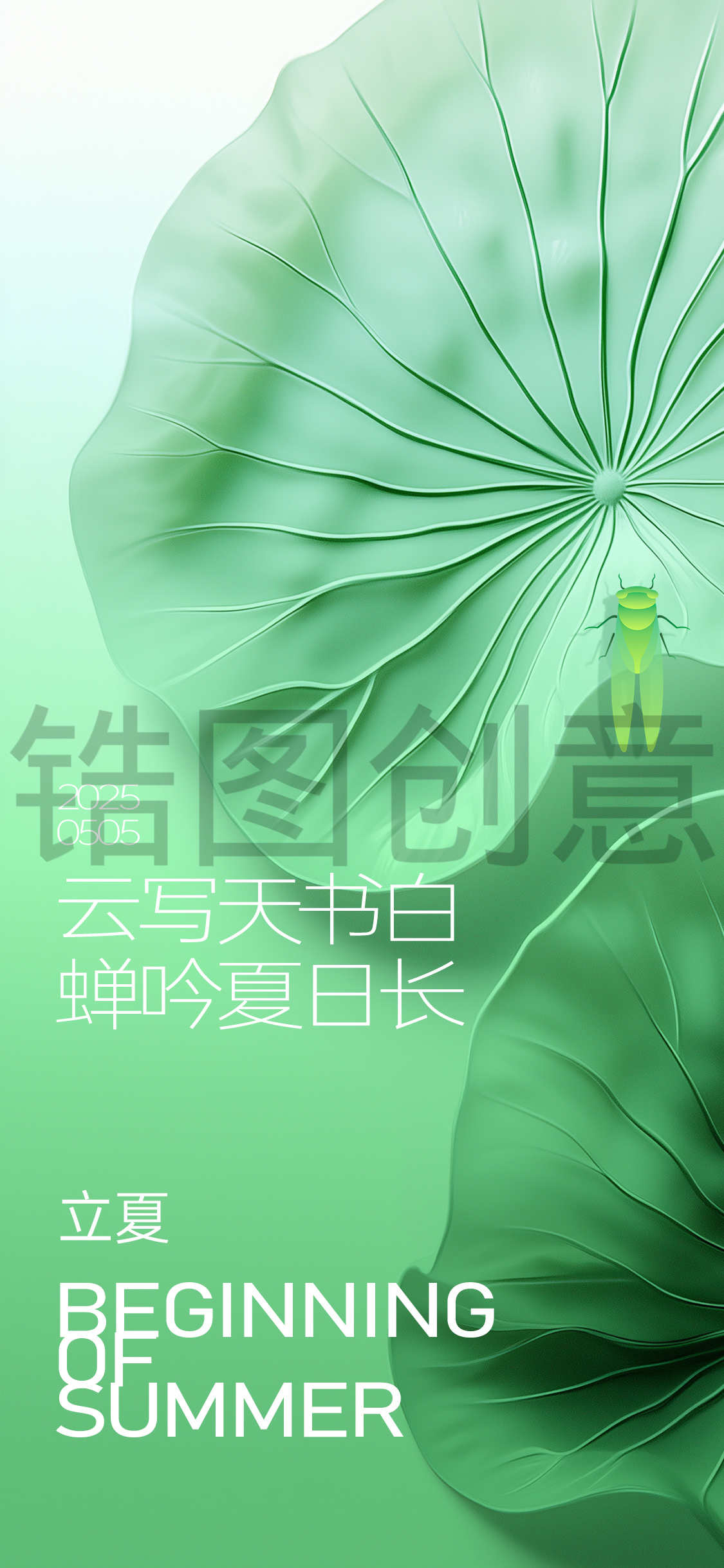立夏夏至海报