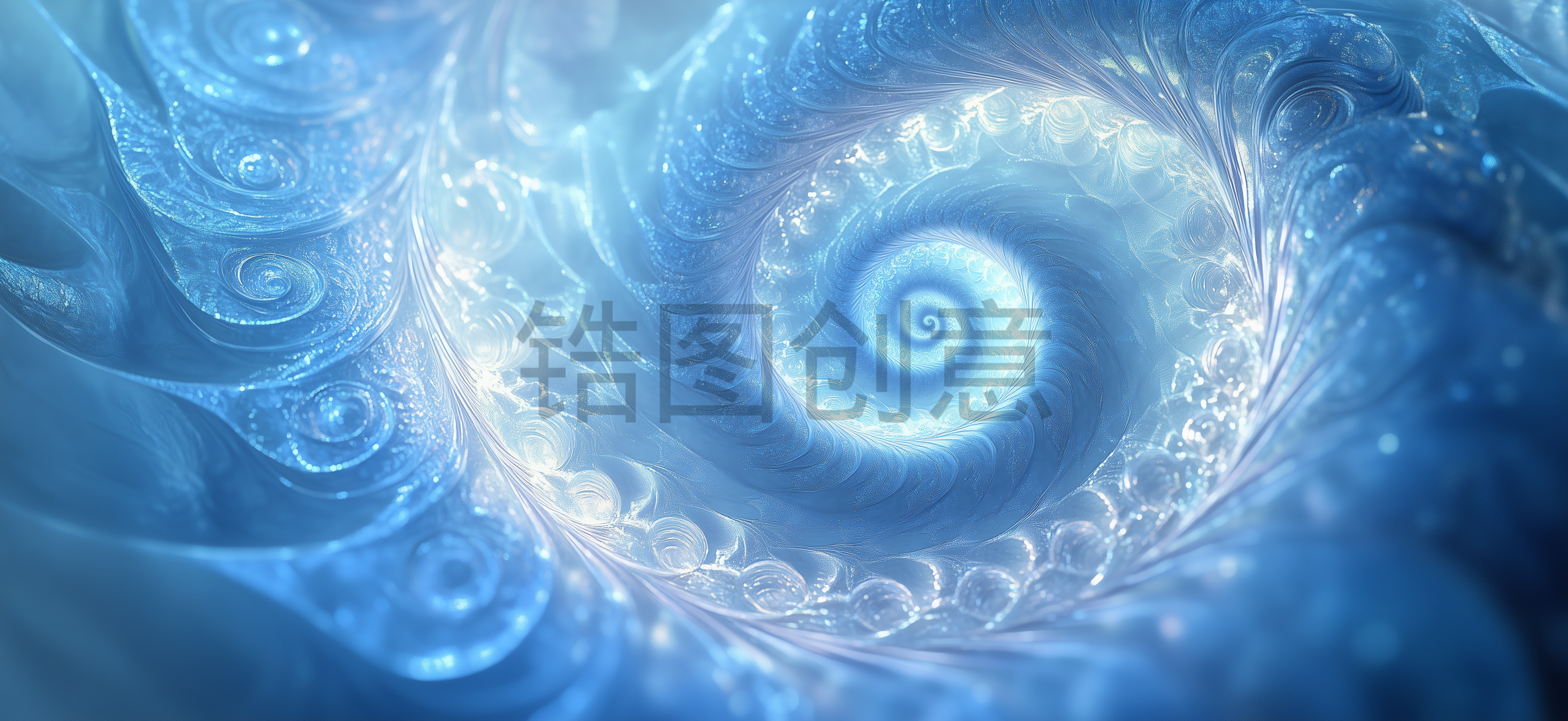 浅蓝色螺旋纹理背景