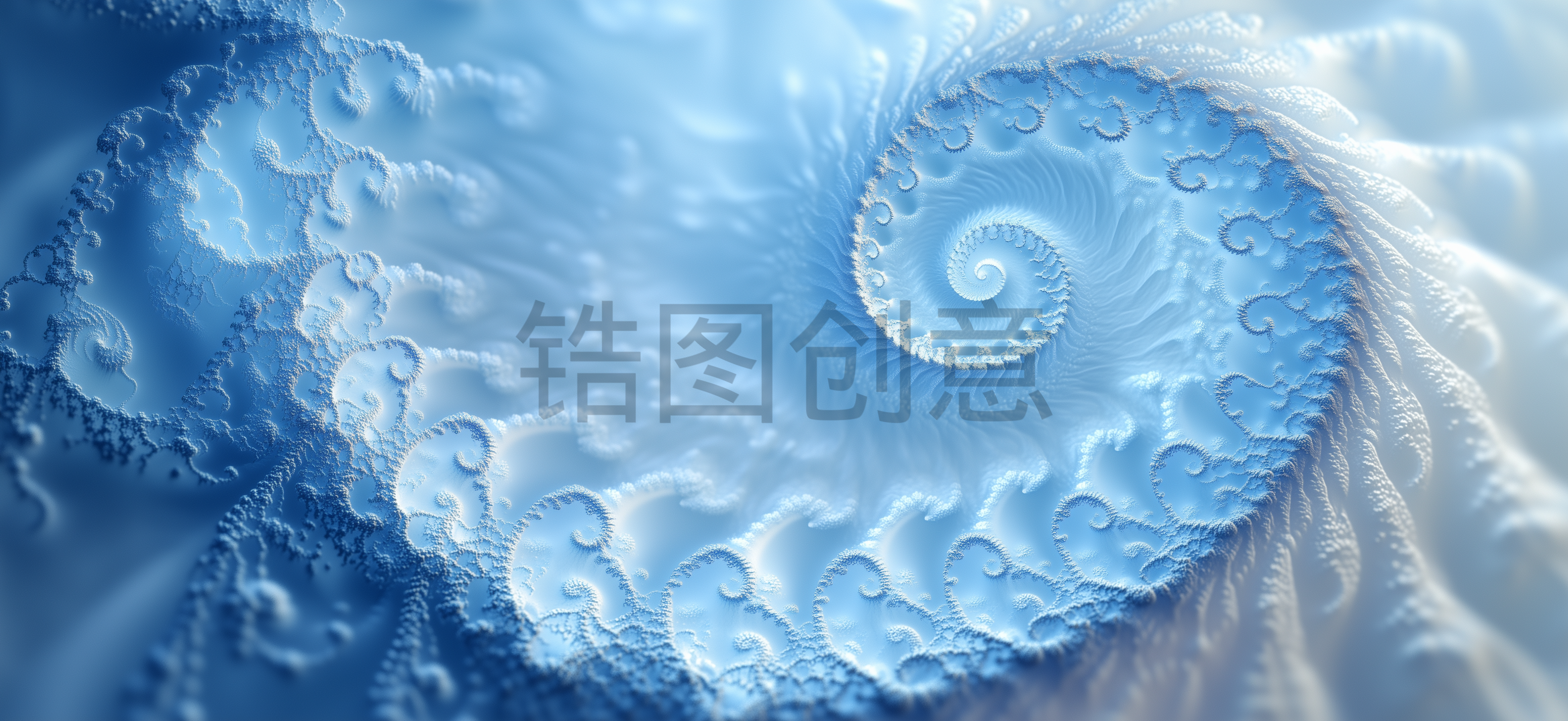 浅蓝色螺旋纹理背景